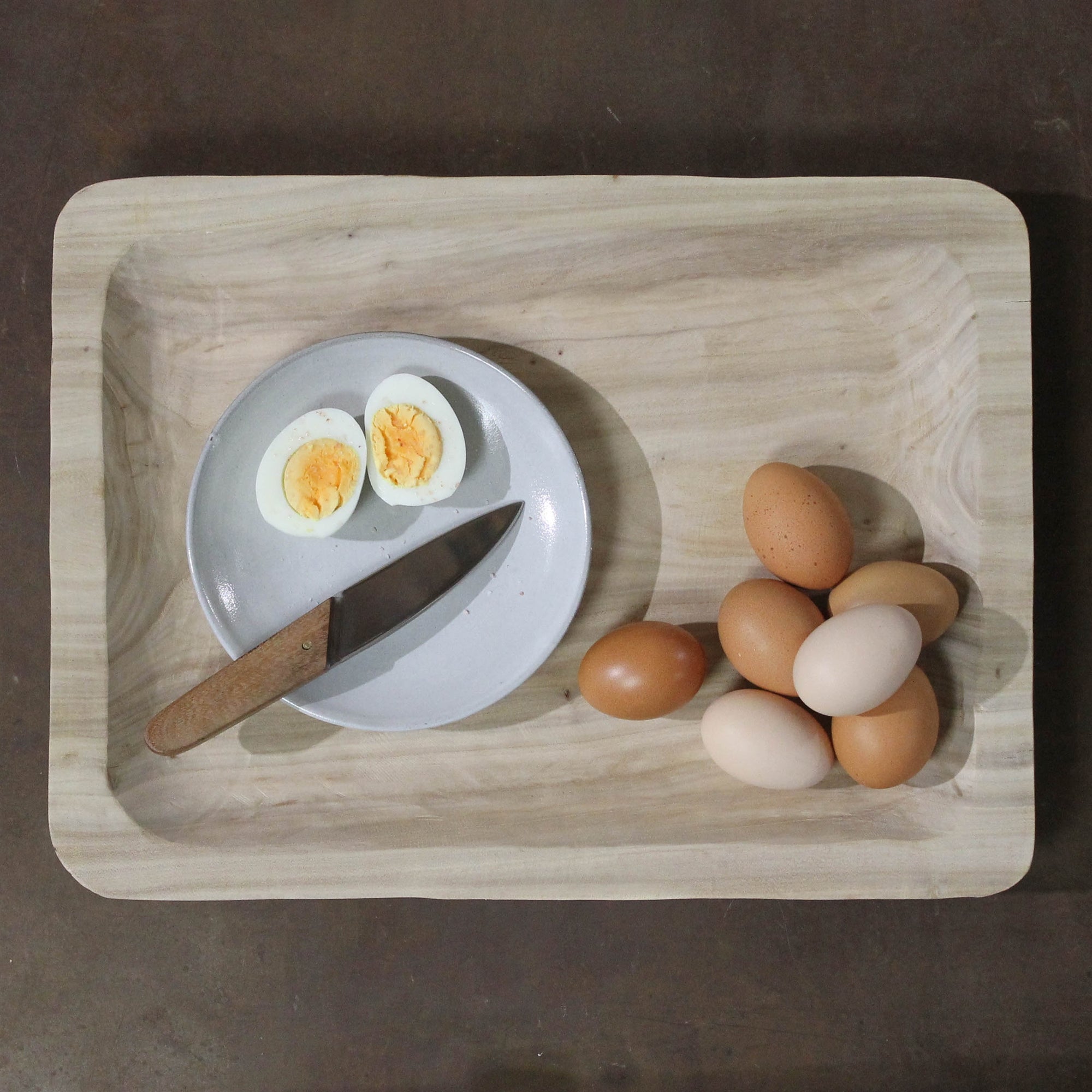 Elm Wood Nesting Trays