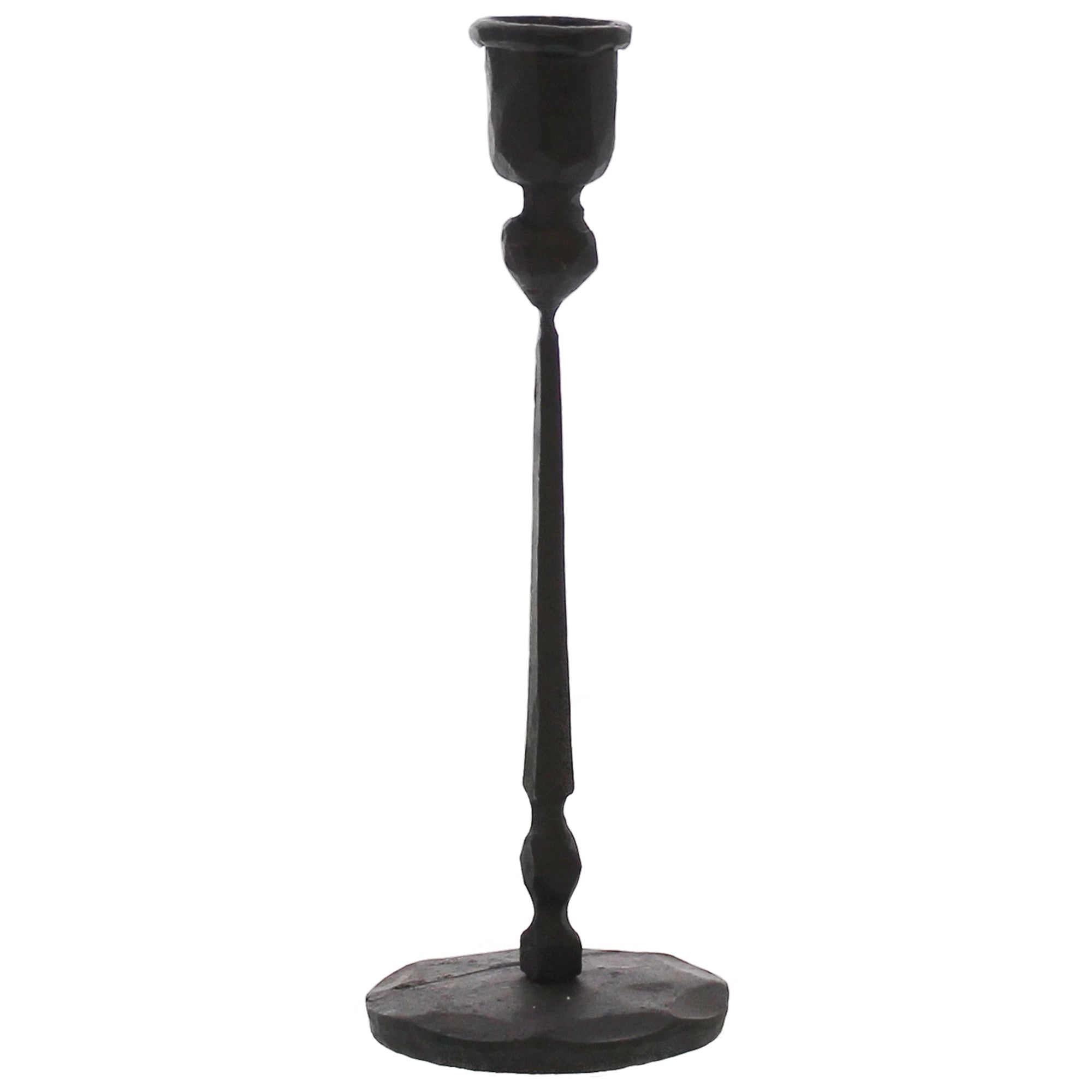 Cast Iron Taper Holder, Black