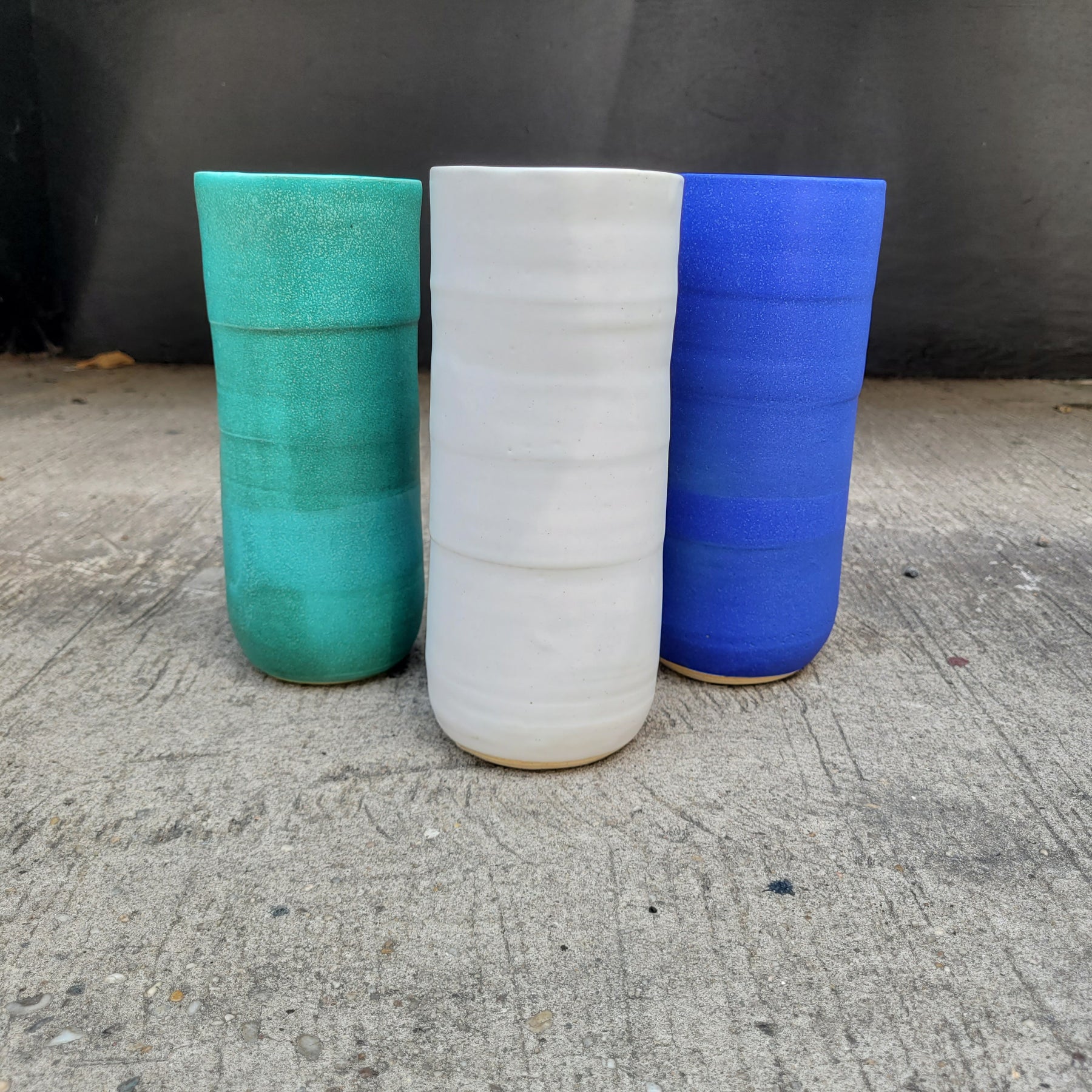 Stoneware Tulip Vases by Judy Jackson
