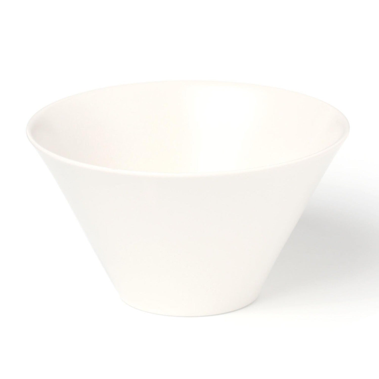 Lampshade Soup Bowl, Matte White