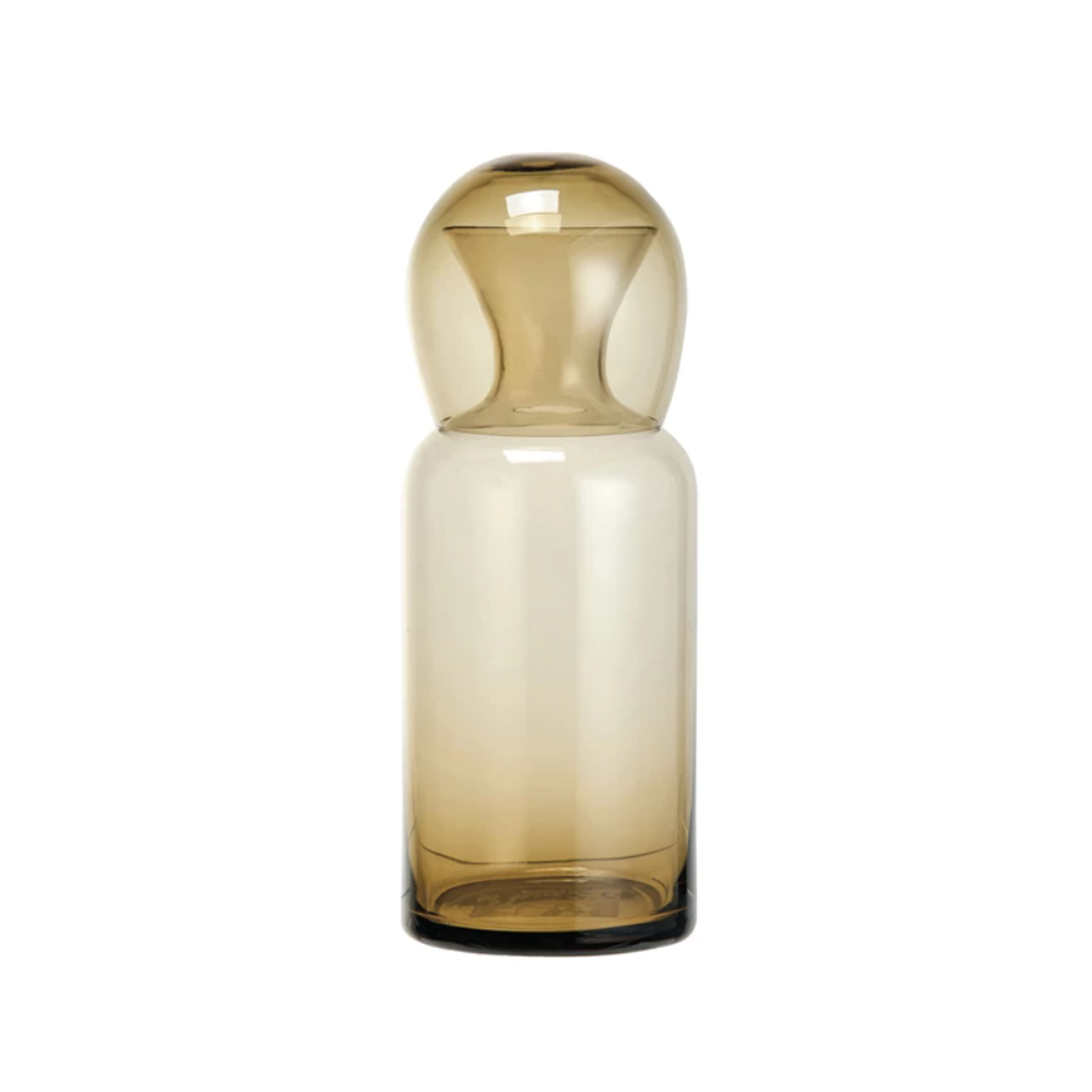 Amber Glass Carafe, Set