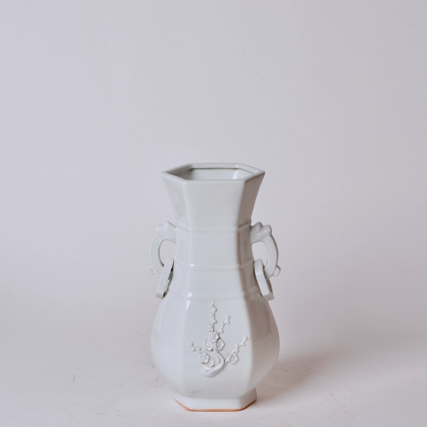 White Porcelain Archaic Vase