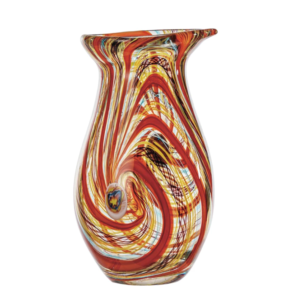 Handmade Art Glass Vase
