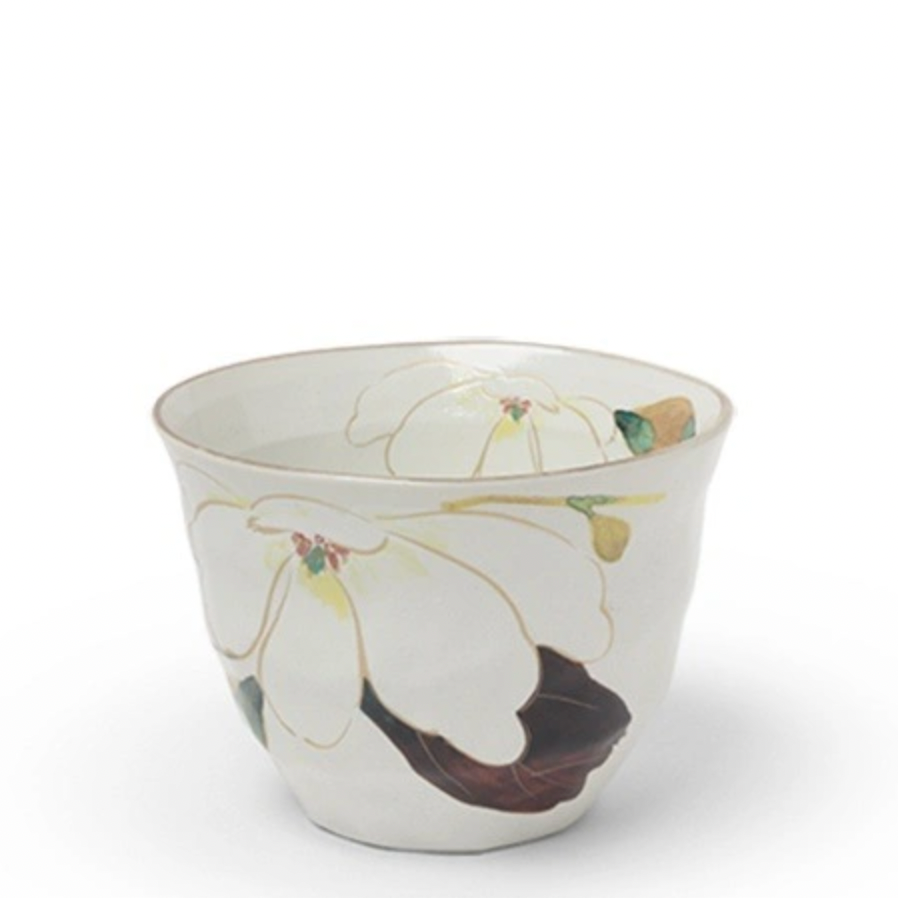 Autumn Bloom Tea Cups, Set of 4