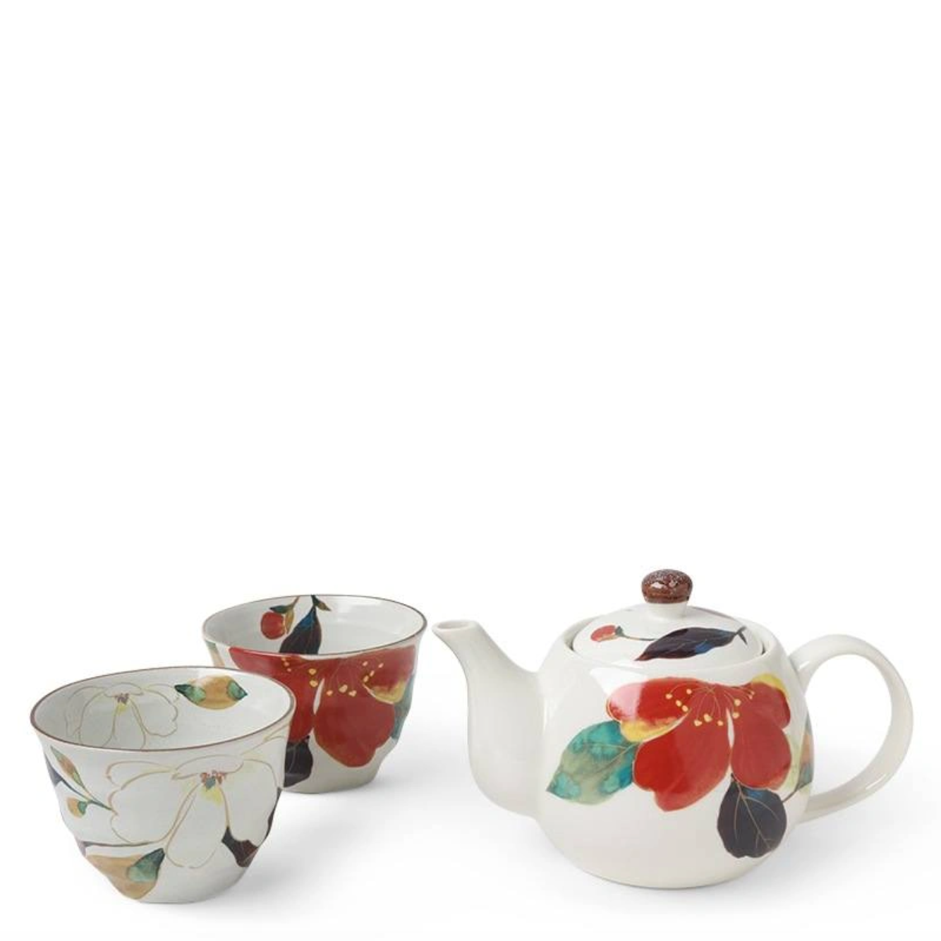 Tea Set, Autumn Blooms