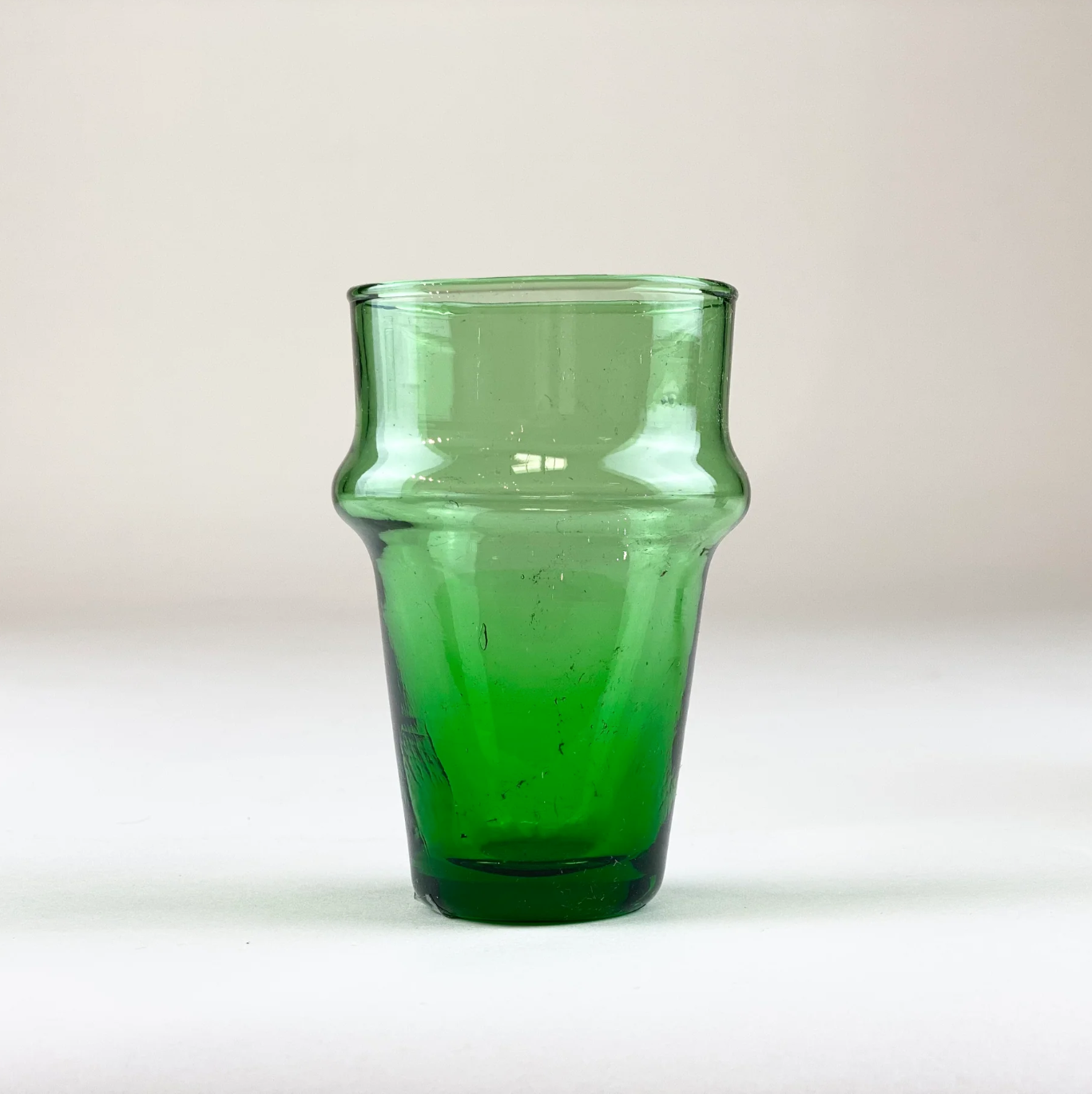 Beldi Green Glass Tumbler, Medium