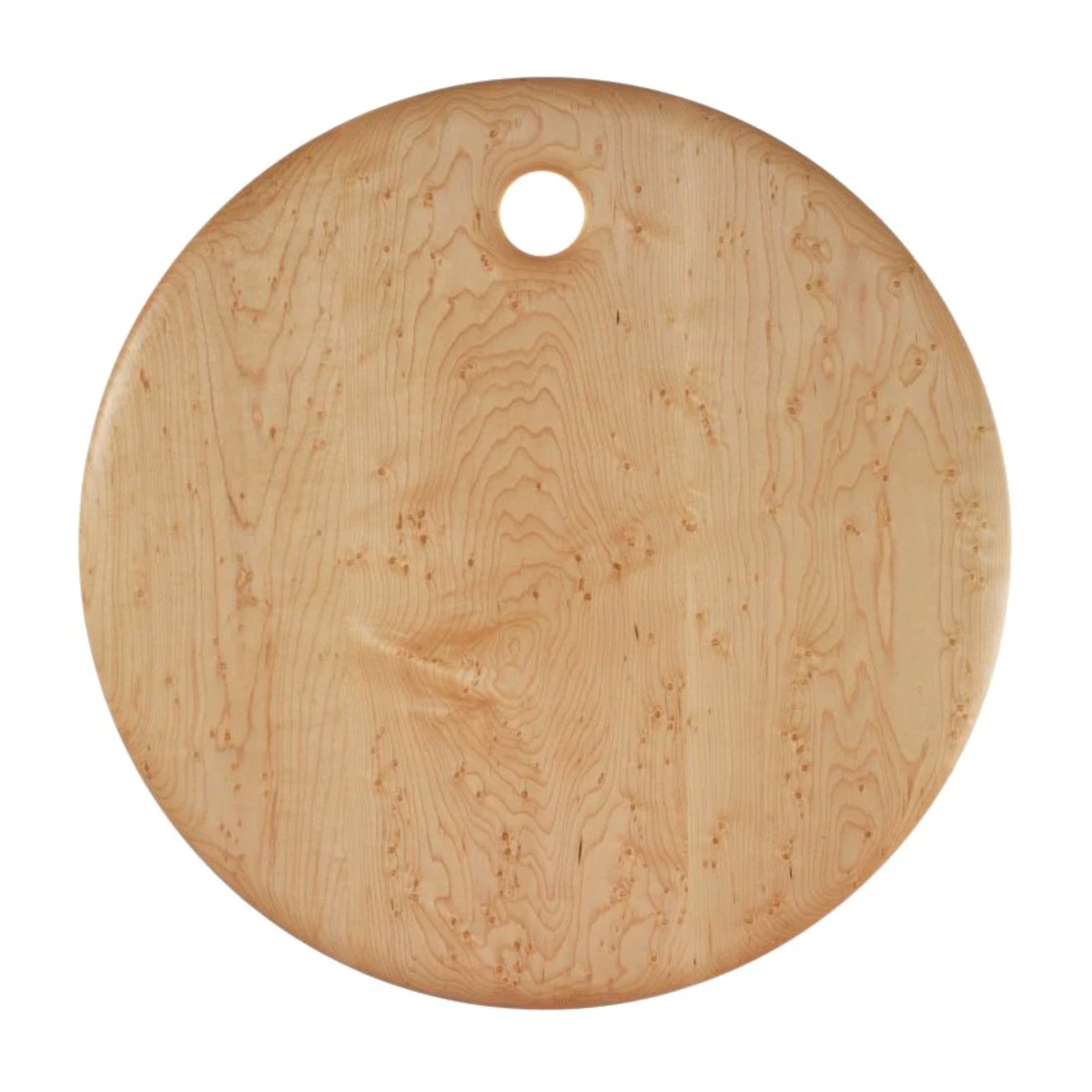 Bird's Eye Maple Round Cutting Board