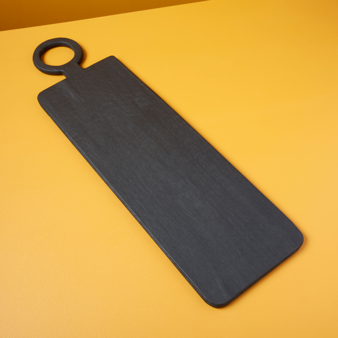 Rectangular Board in Black Mango Wood, Extra Large