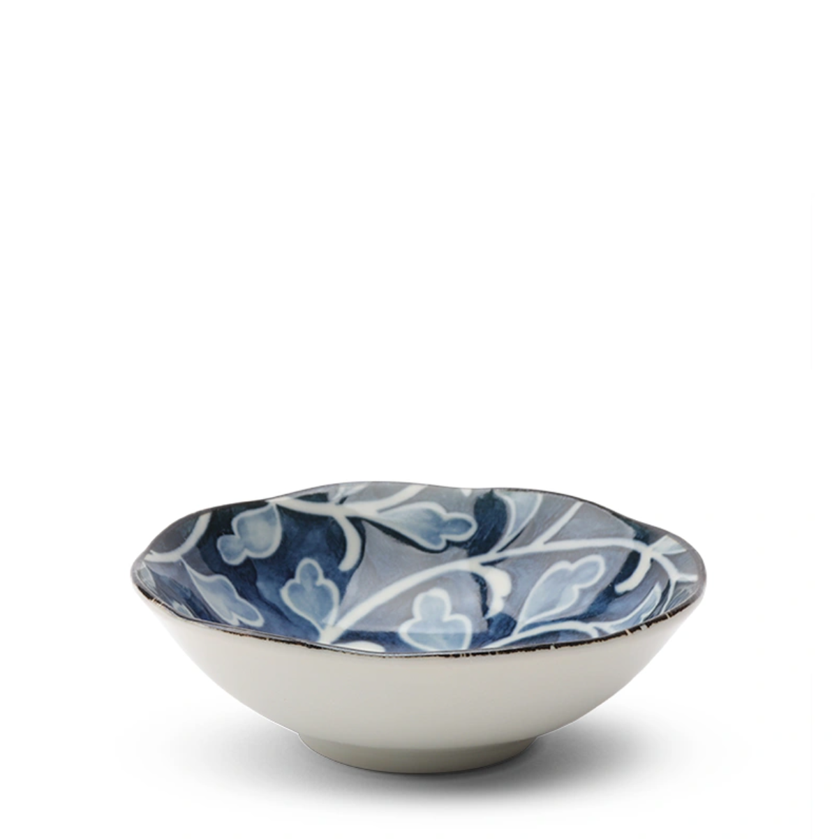 Blue Leaves Sauce Bowl