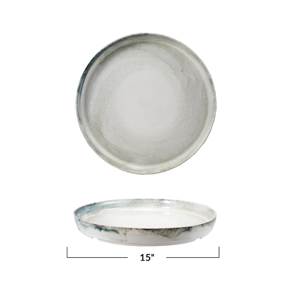 Blue Haze Stoneware Platter