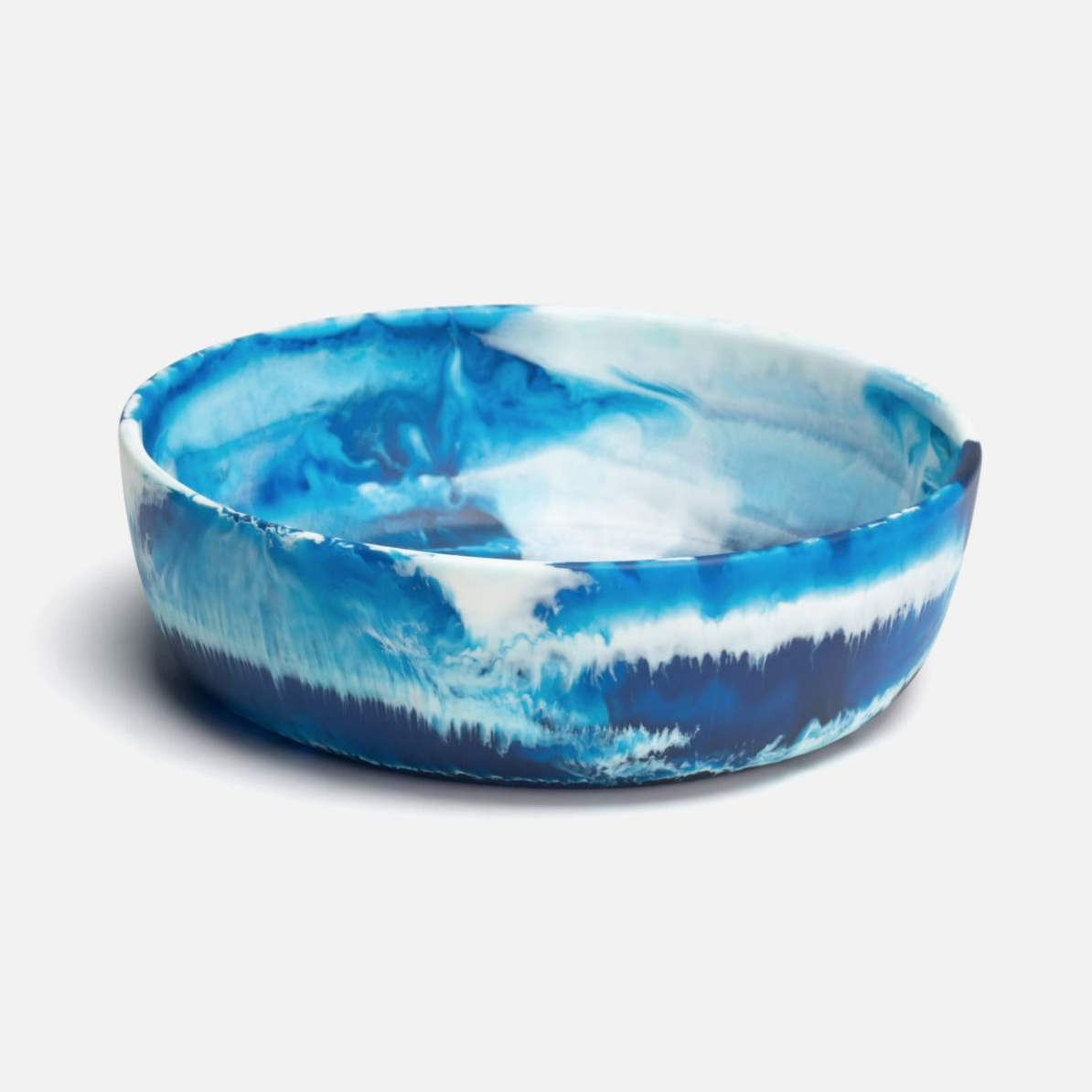 Resin Serving Bowl, Blue