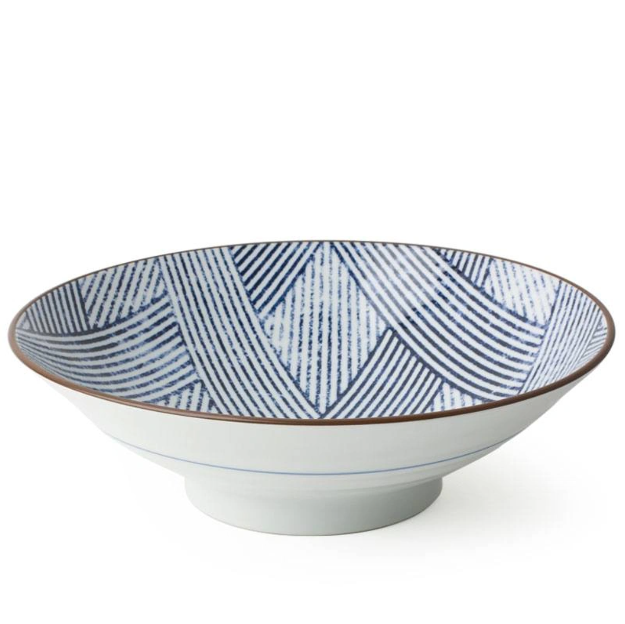 Blue Ribbon Serving Bowl