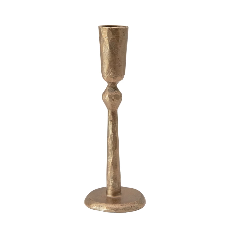 Hand Forged Metal Candleholder, Bishop
