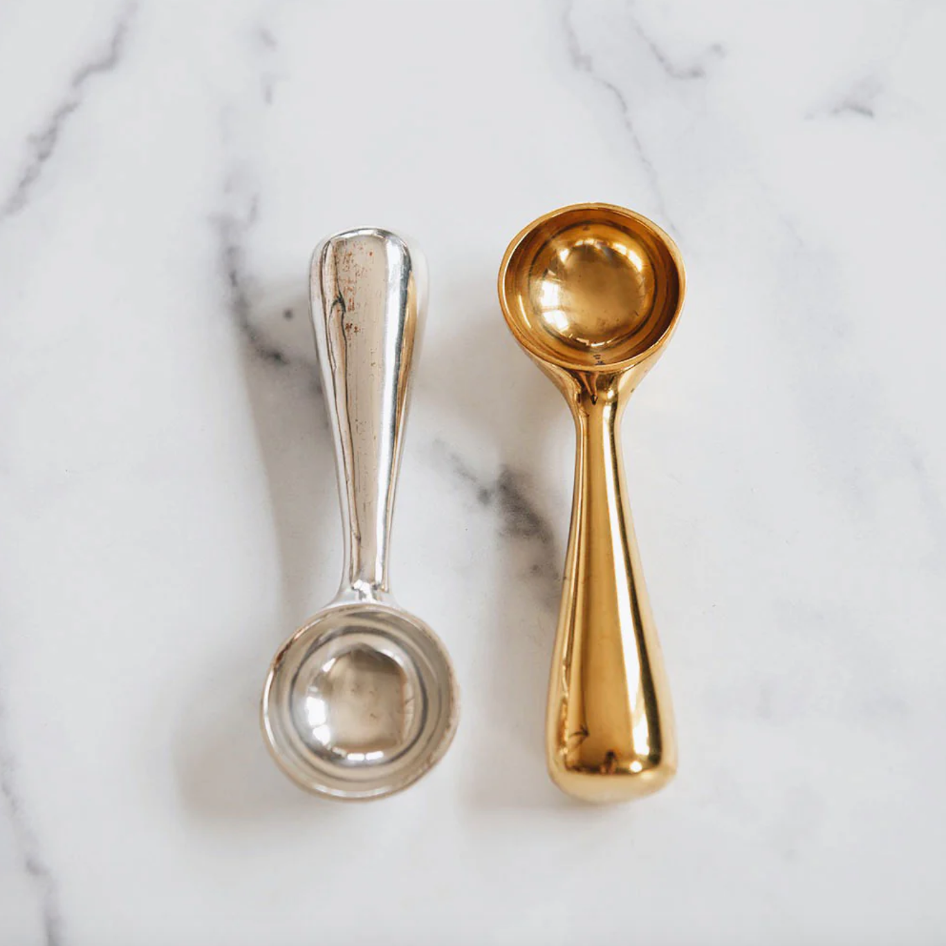Brass Plated Dessert Scoop