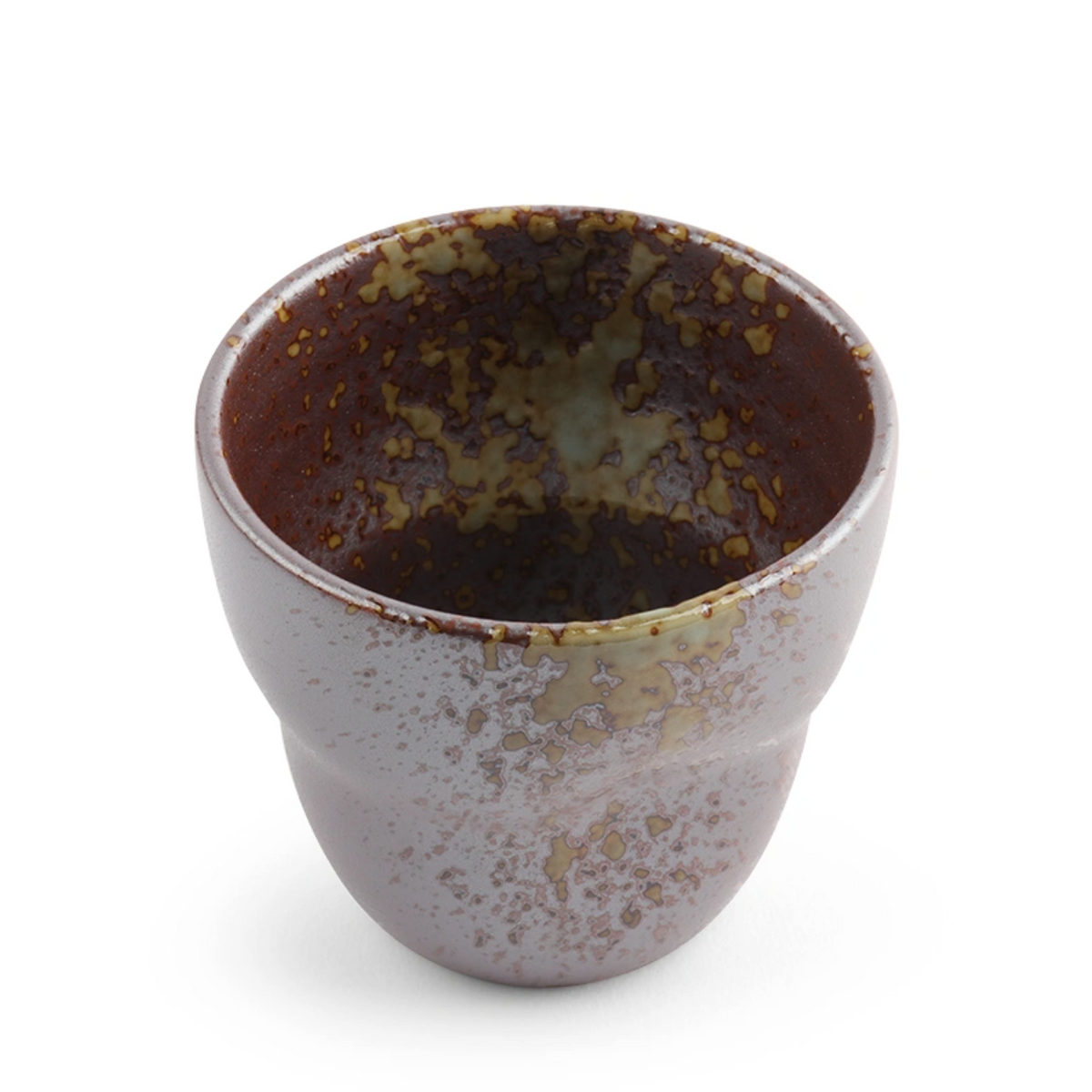 Brown Iridescent Dimple Teacup