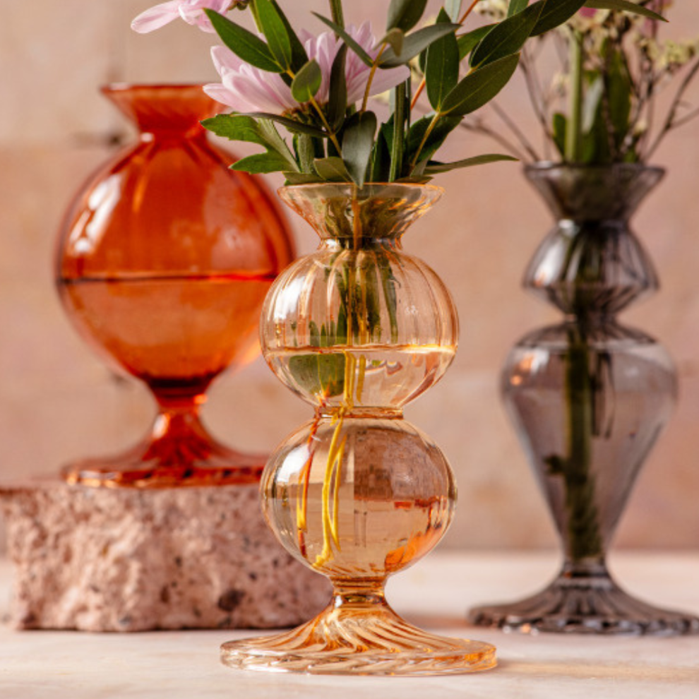 Glass Bud Vase, Dandelion
