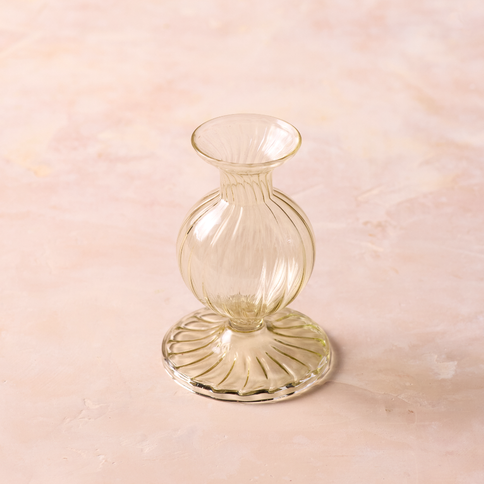Glass Bud Vase, Parakeet