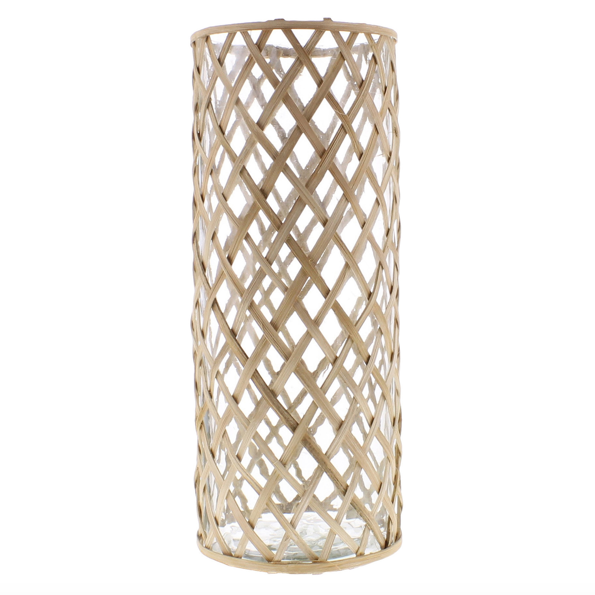 Cane Weave Vase