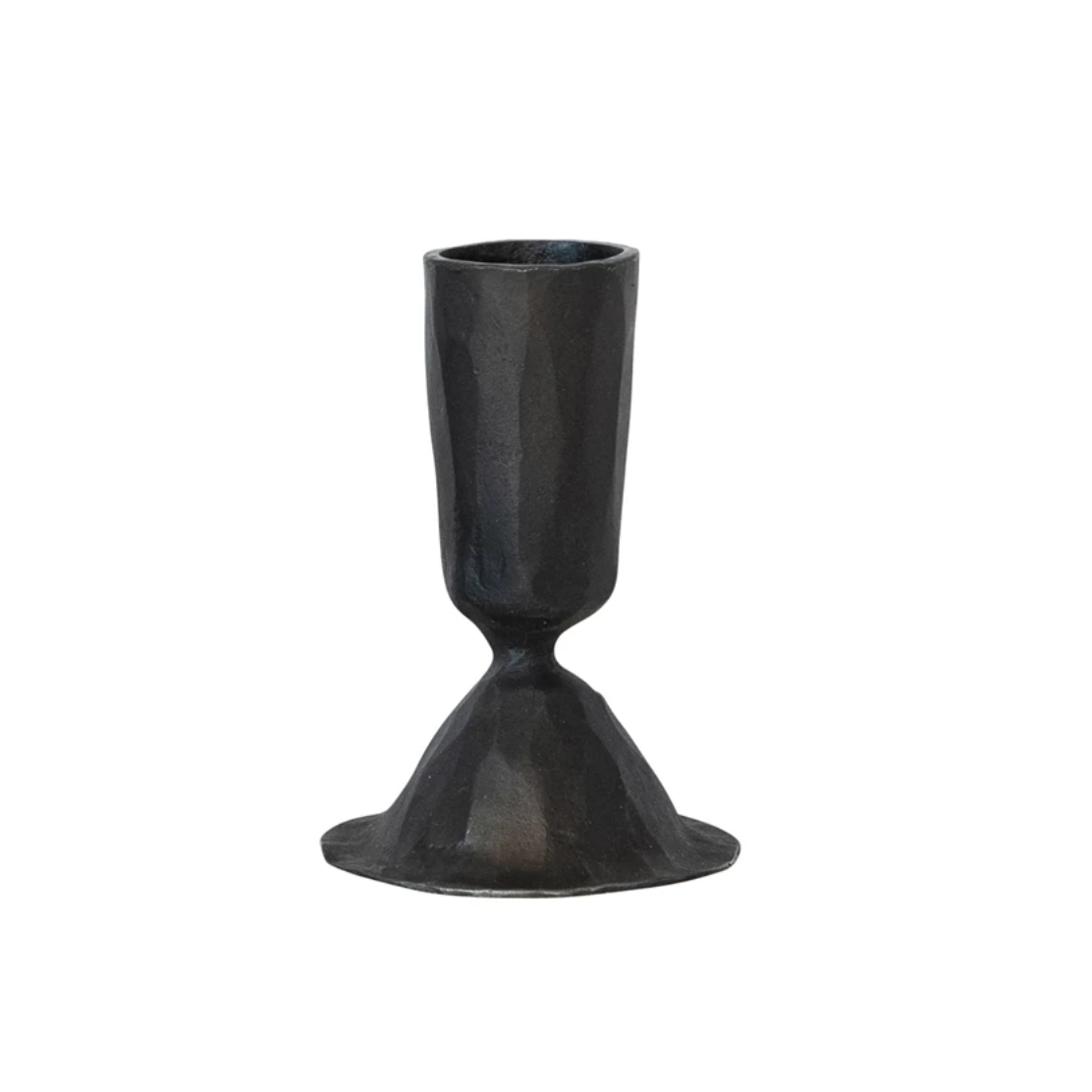 Short Hand Forged Cast Iron Taper Holder