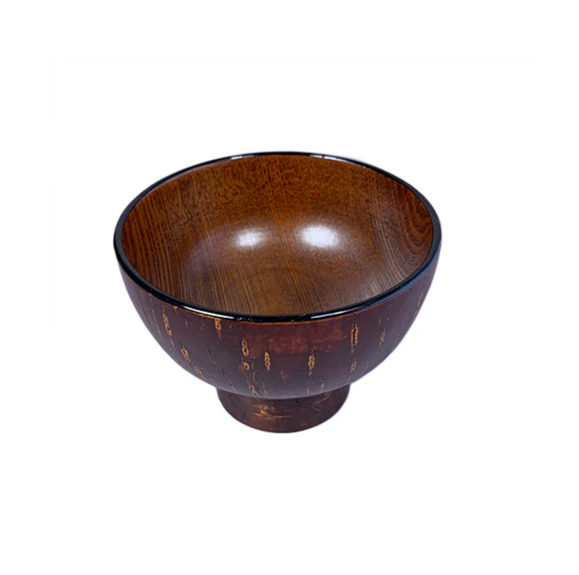 Cherry Bark Footed Bowl