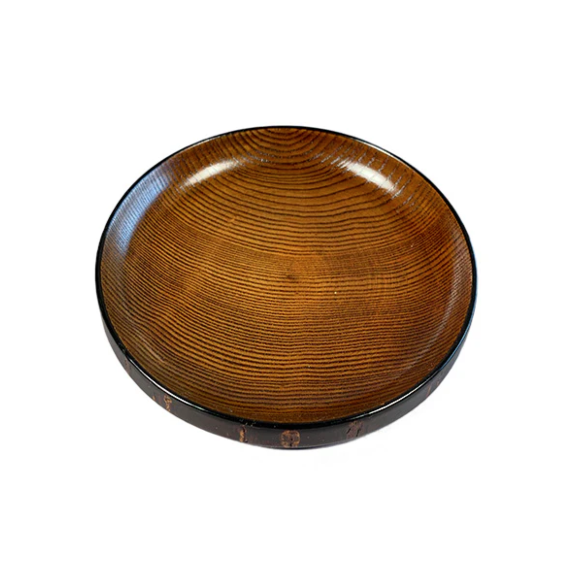 Cherry Bark Shallow Bowl