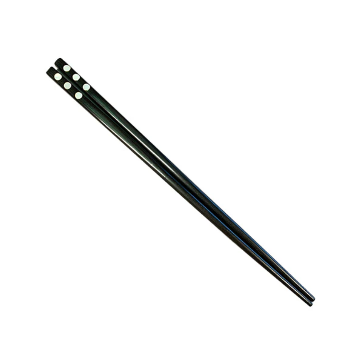 Black Round Chopsticks with Oyster Dots