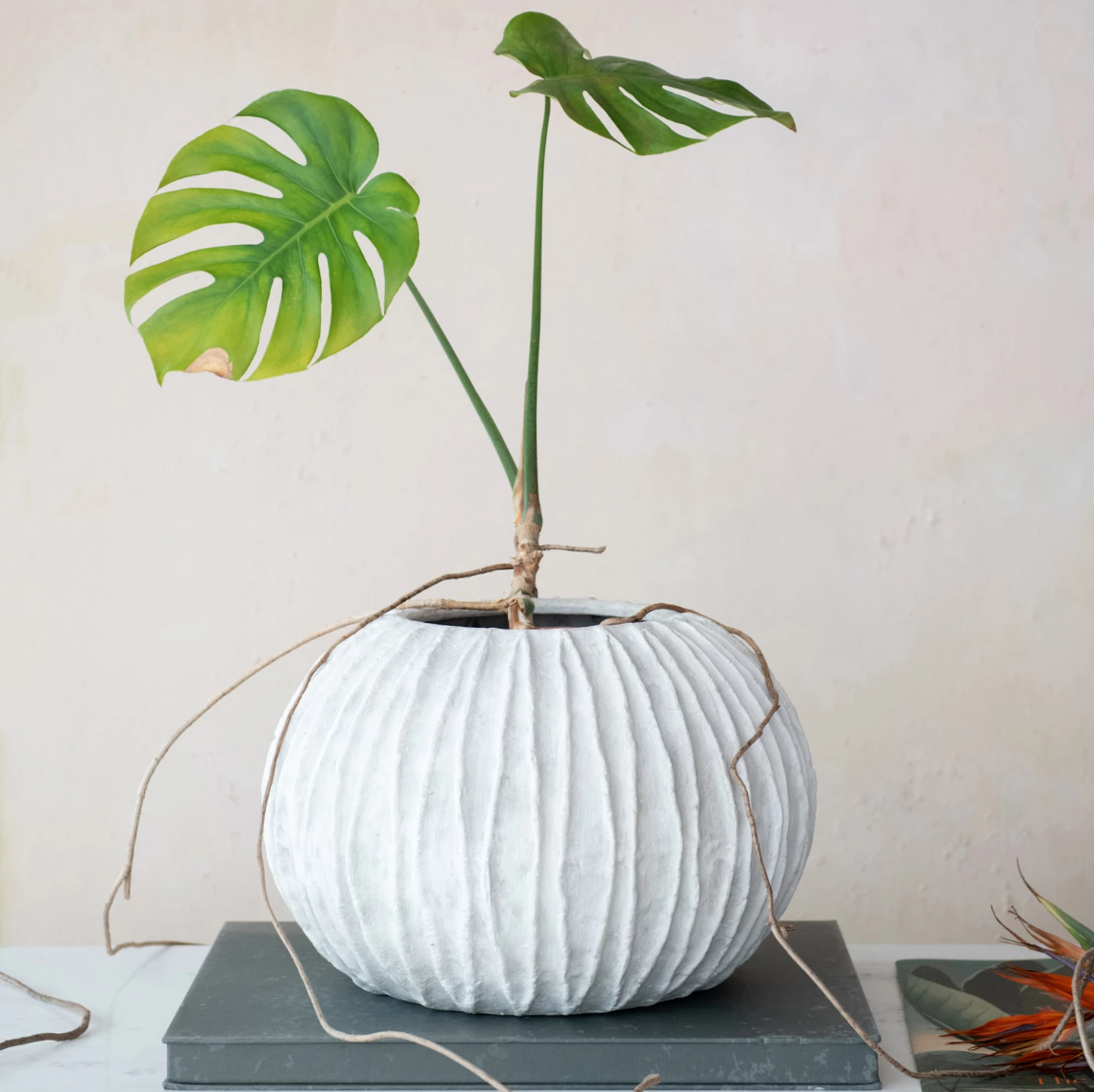 Textured Resin Vase