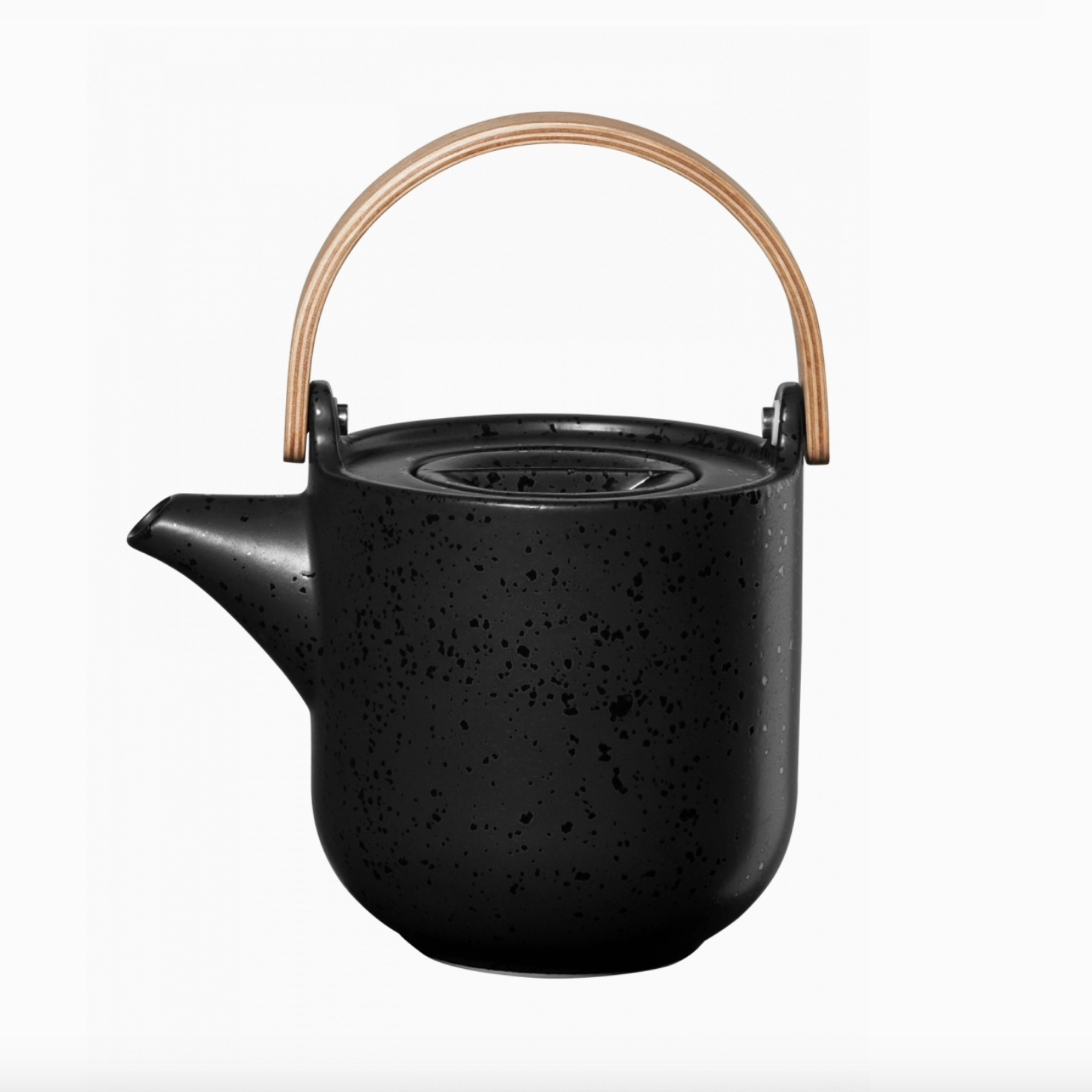 Coppa Teapot, Black
