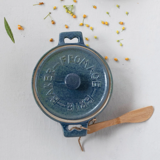 Stoneware Brie Baker