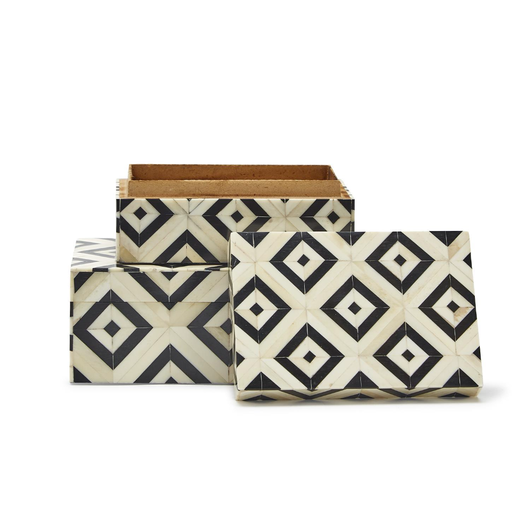 Diamond Mosaic Covered Box