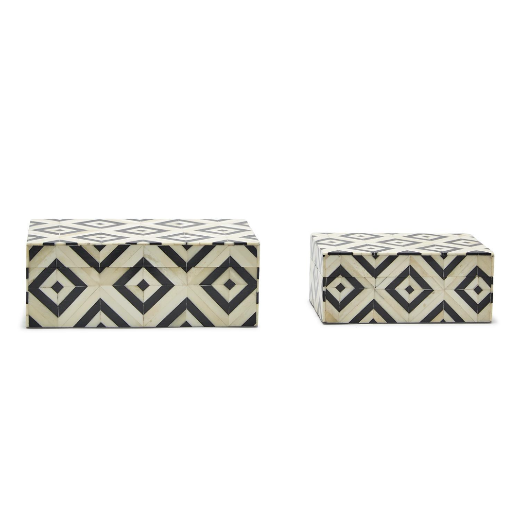 Diamond Mosaic Covered Box