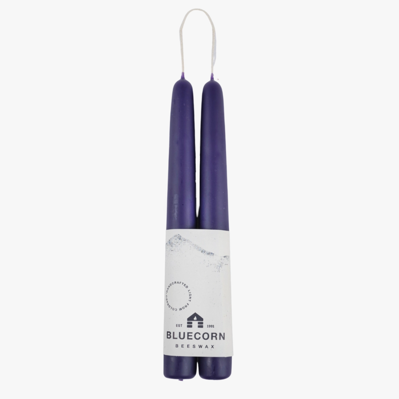 Hand Dipped Beeswax Taper Candles, 10 inch