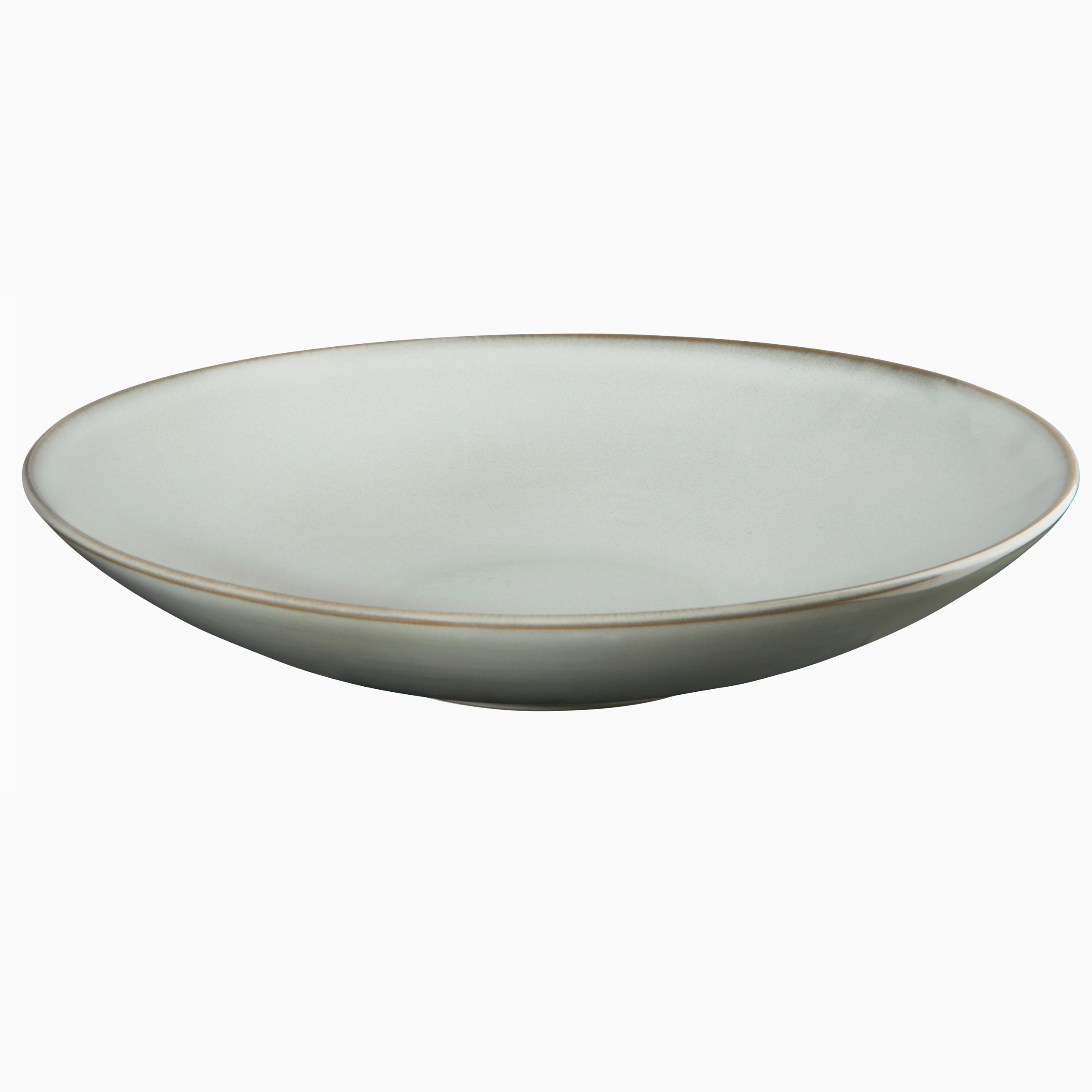 Eggshell Stoneware Serving Bowl
