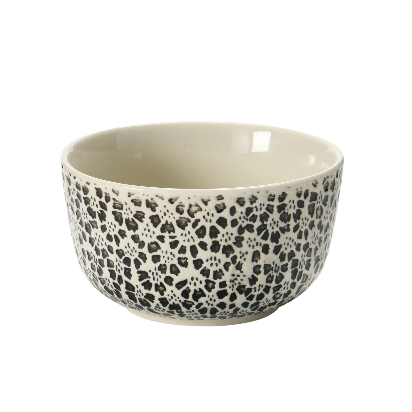 Hand Stamped Embossed Stoneware Bowls
