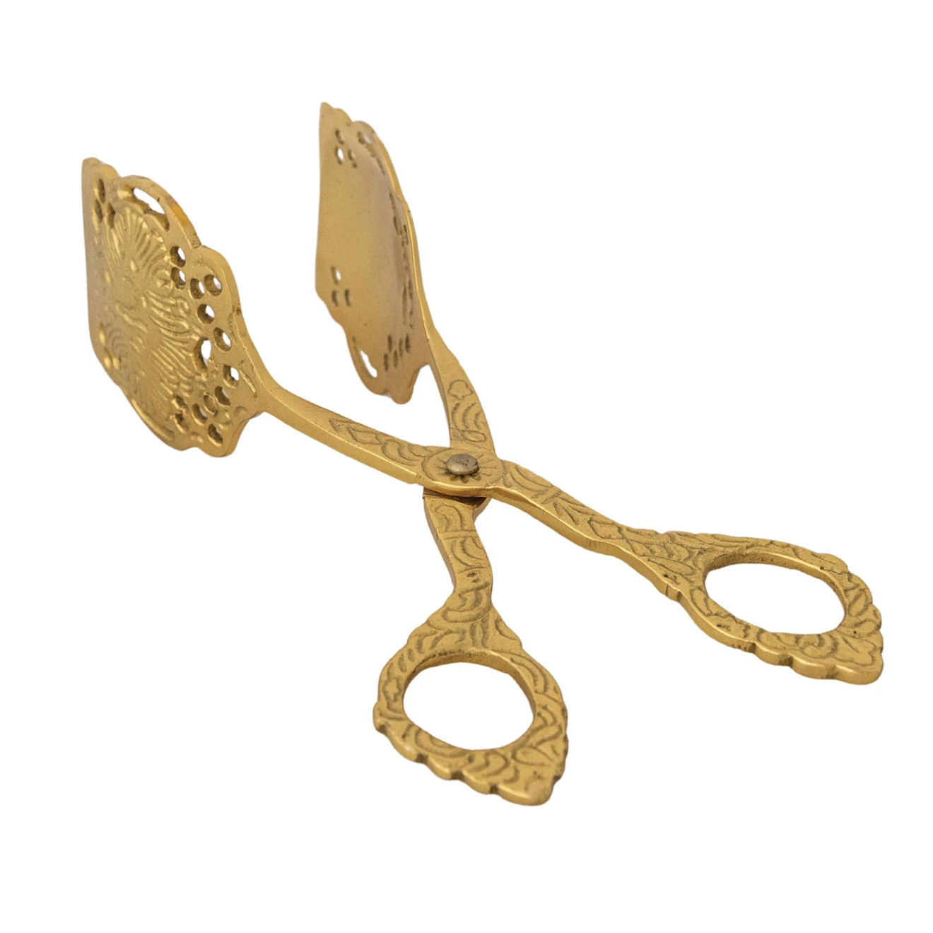 Embossed Brass Tongs