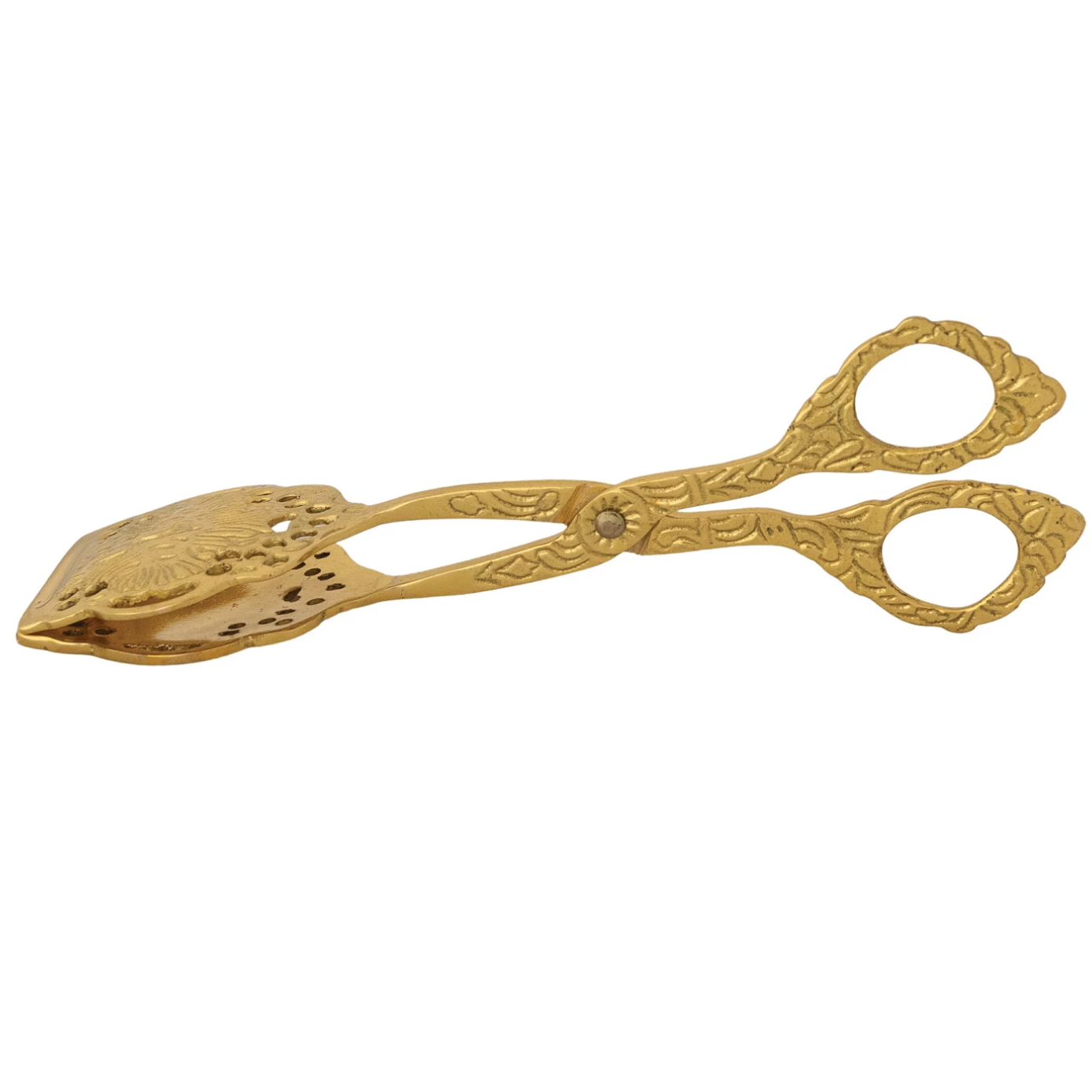 Embossed Brass Tongs