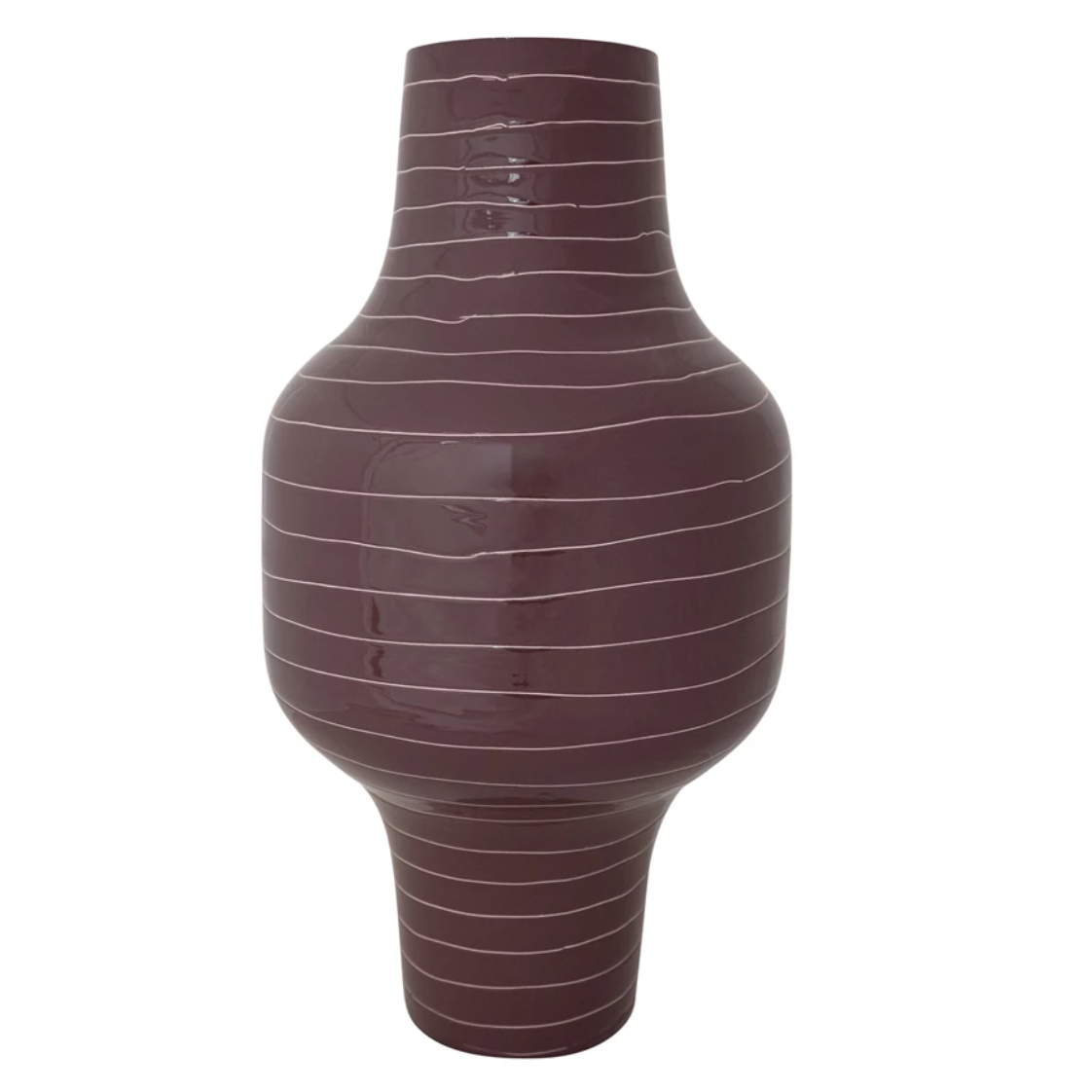 Plum Gourd Metal Vase
