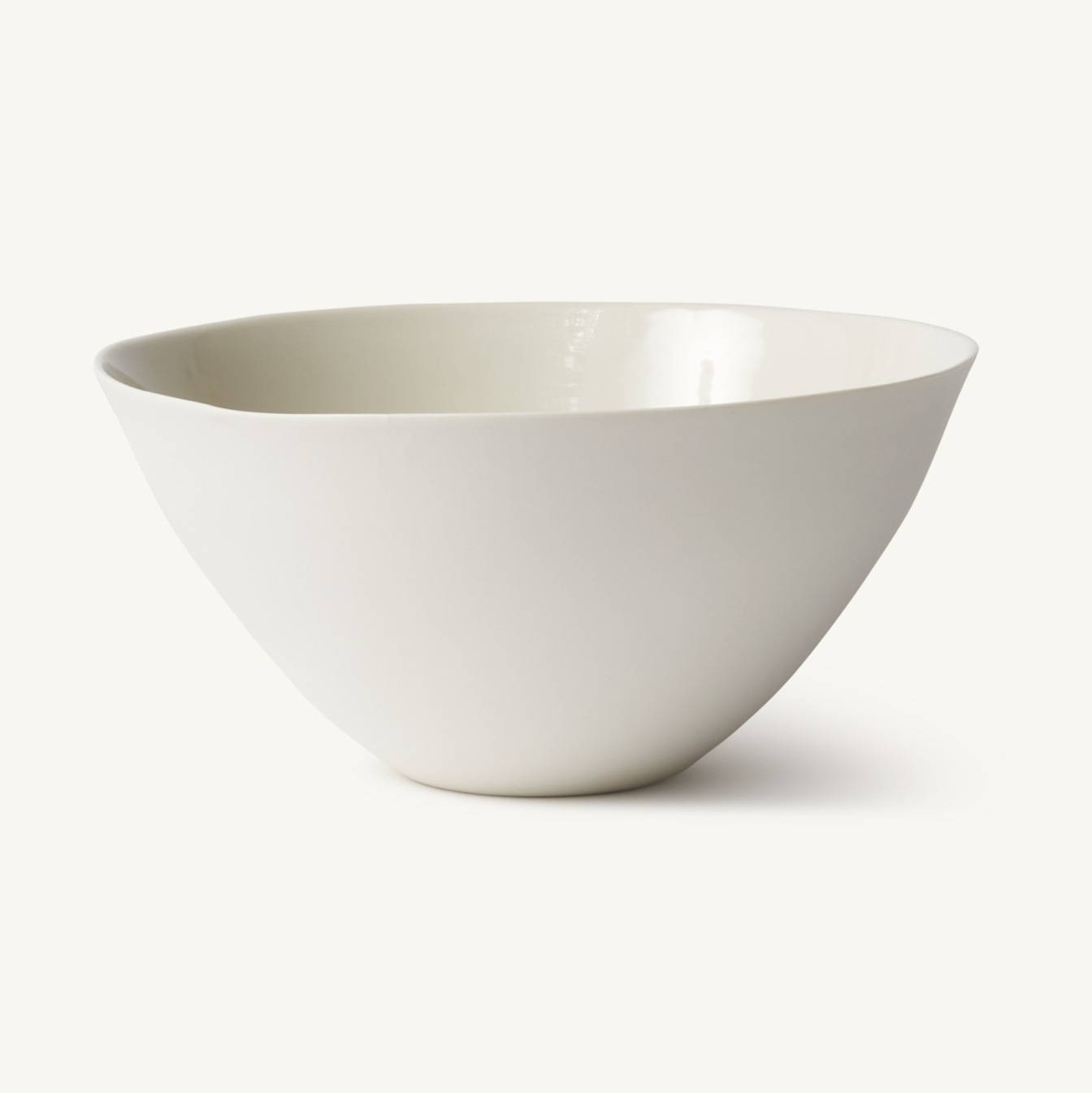 Flared Serving Bowl, Milk