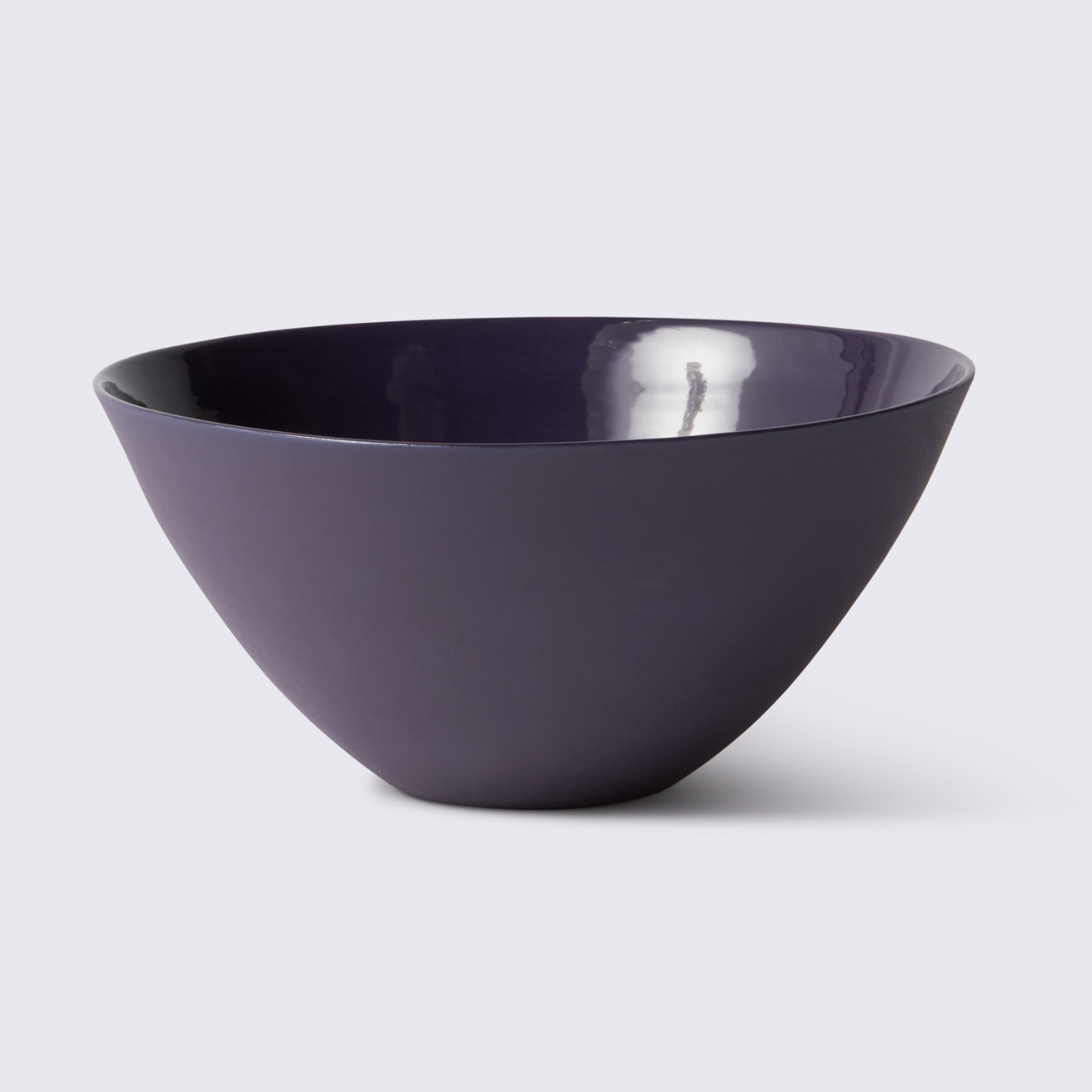 Flared Serving Bowl, Plum
