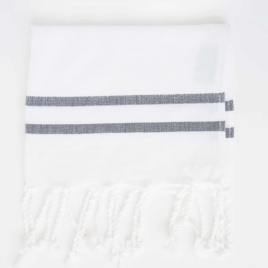 Fouta Herringbone Tea Towel, White