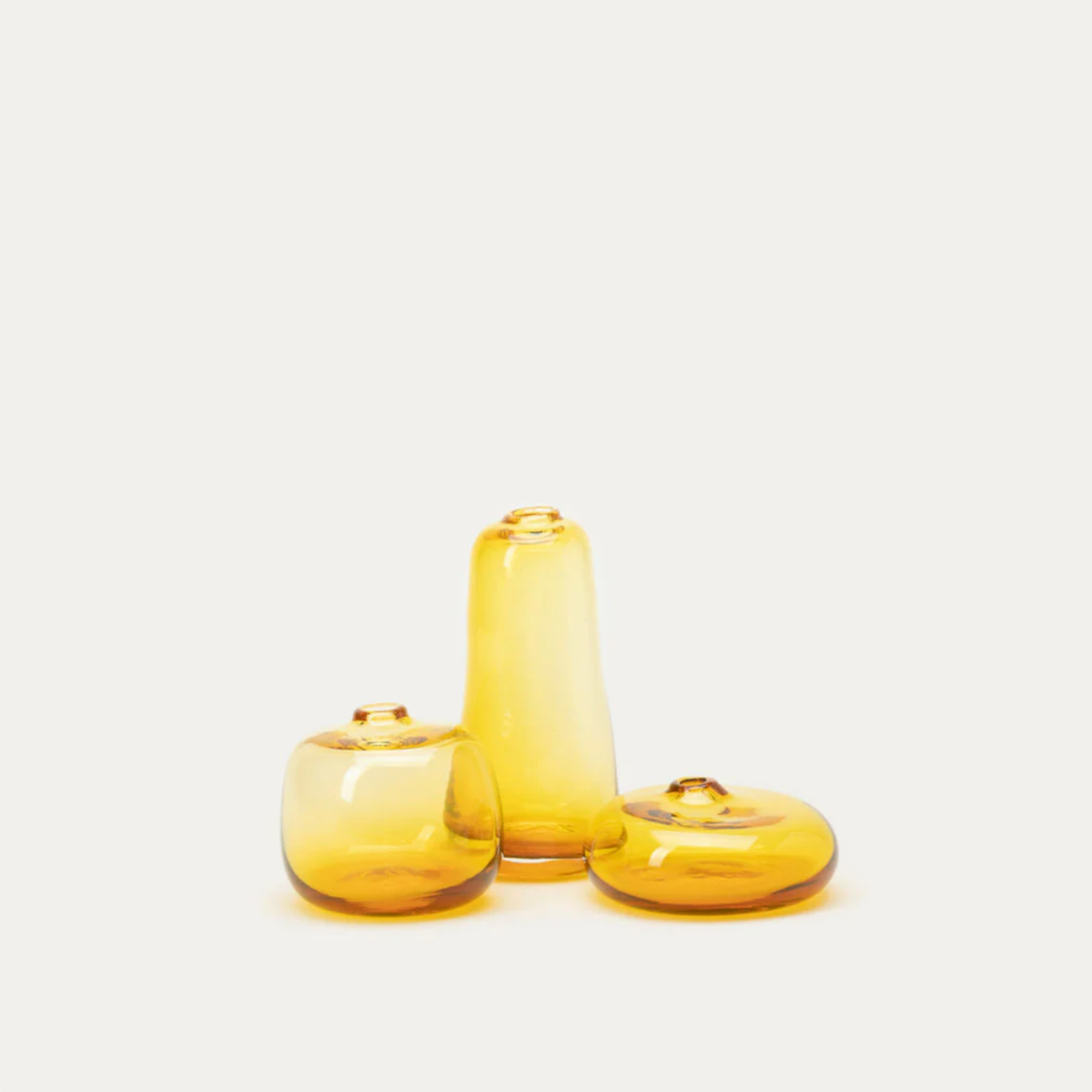 Glass Bud Vase, Lemon