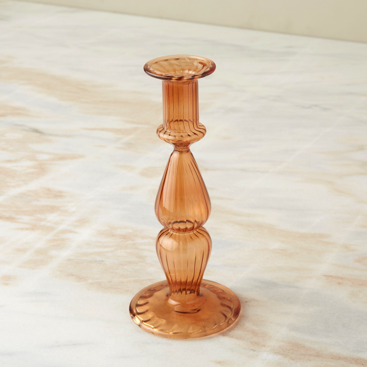 Glass Candlestick, Marmalade