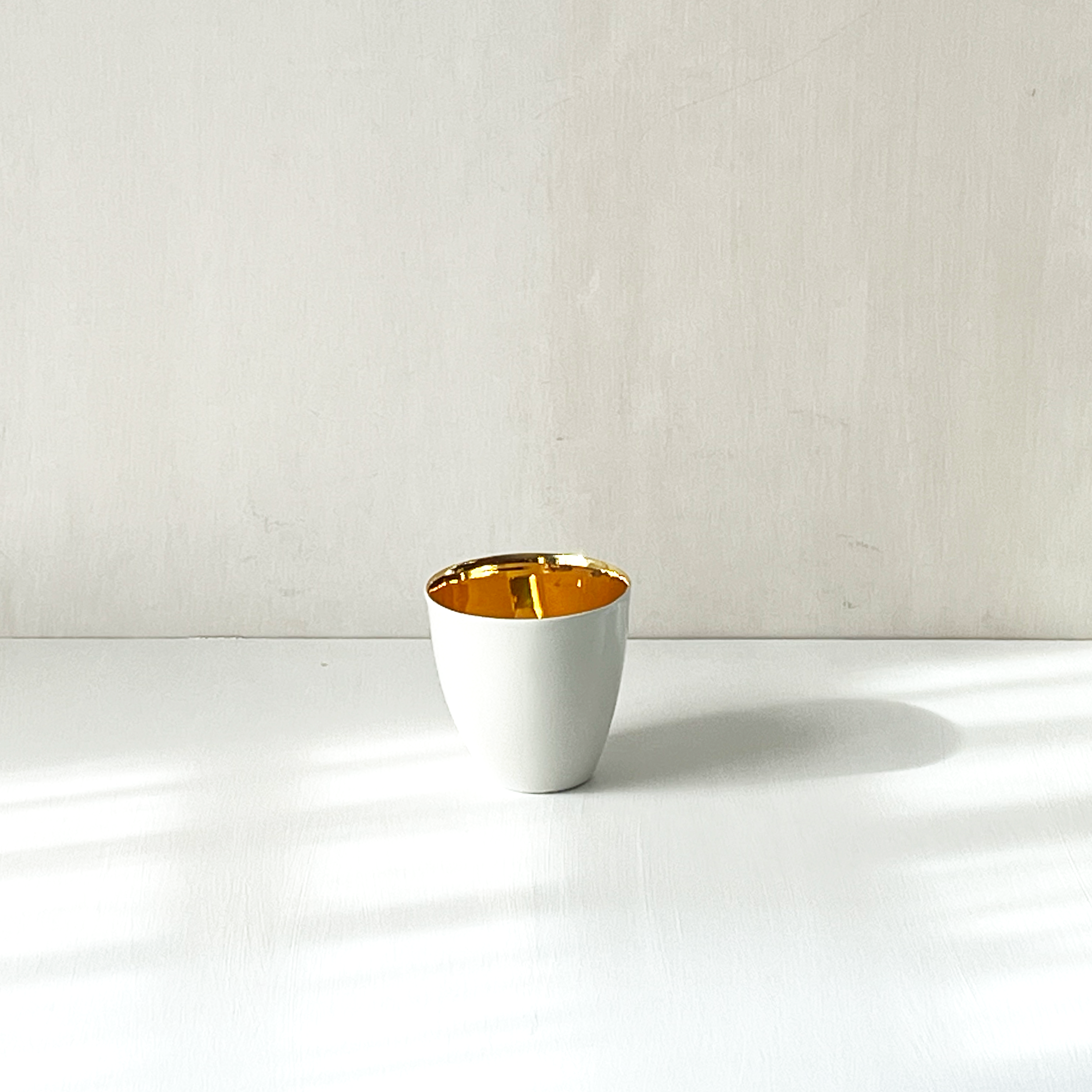 Large Cup, Gold & Porcelain