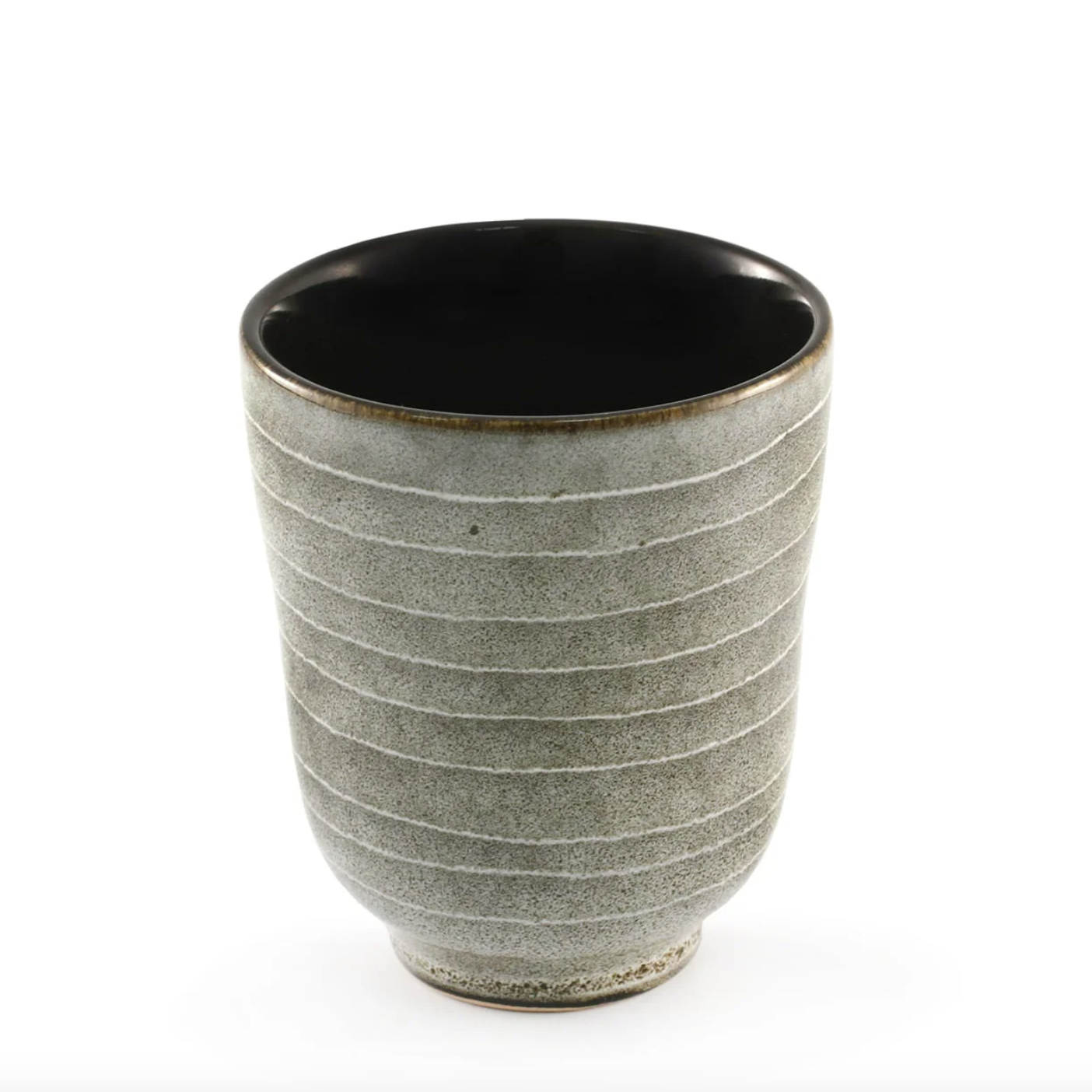 Grey Striped Teacup