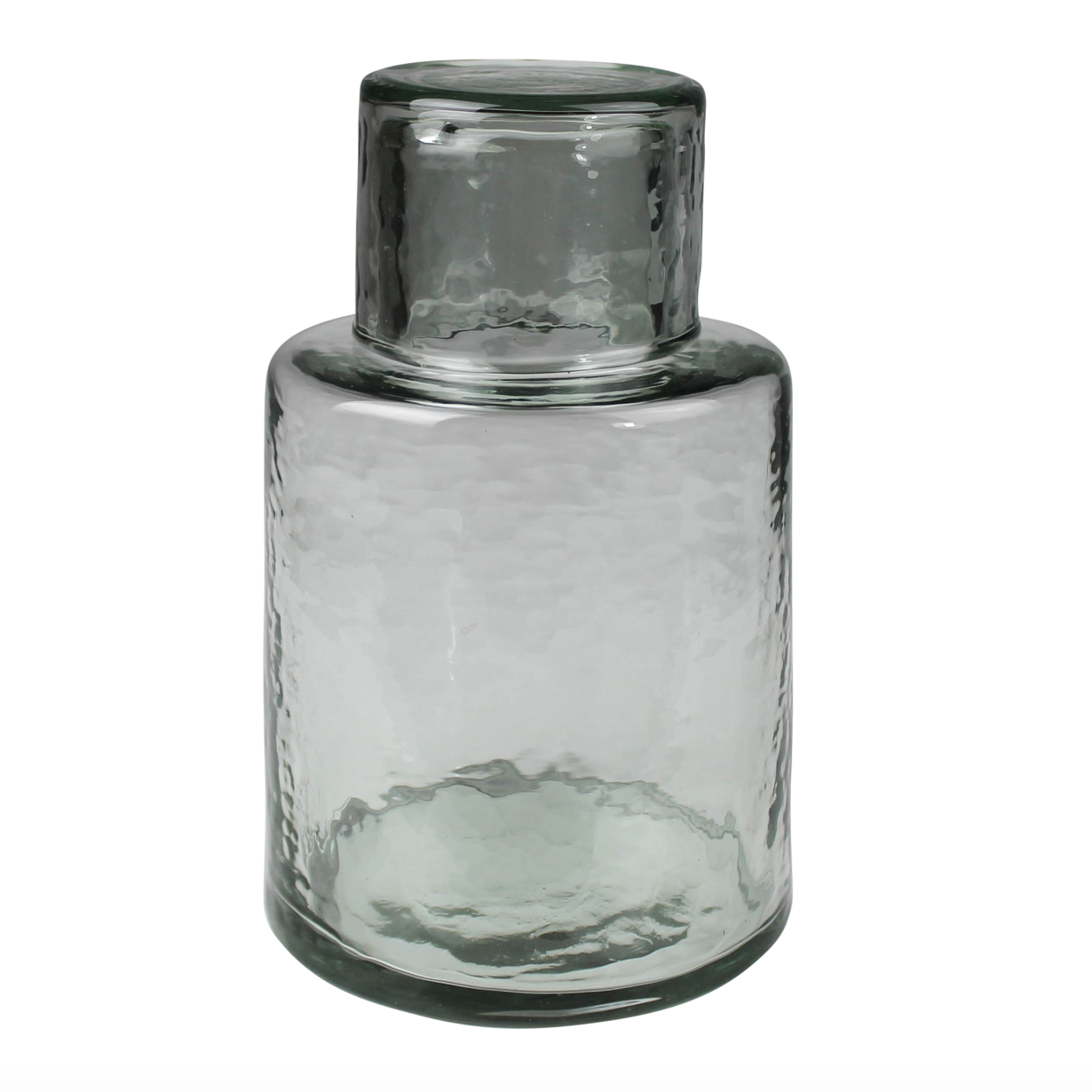 Hammered Glass Carafe Set with Tumbler