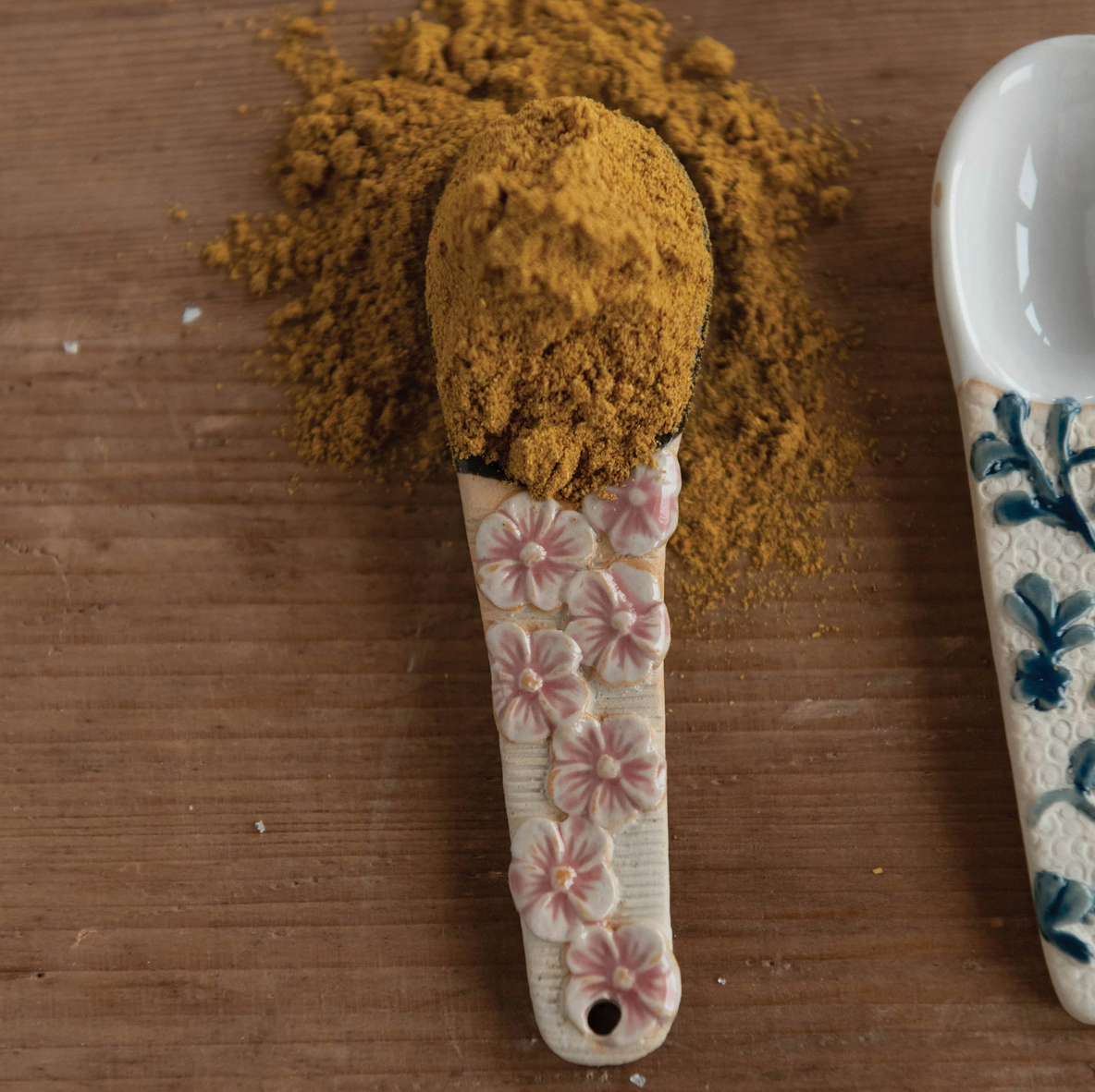 Handpainted Spice Spoon, Set of 6