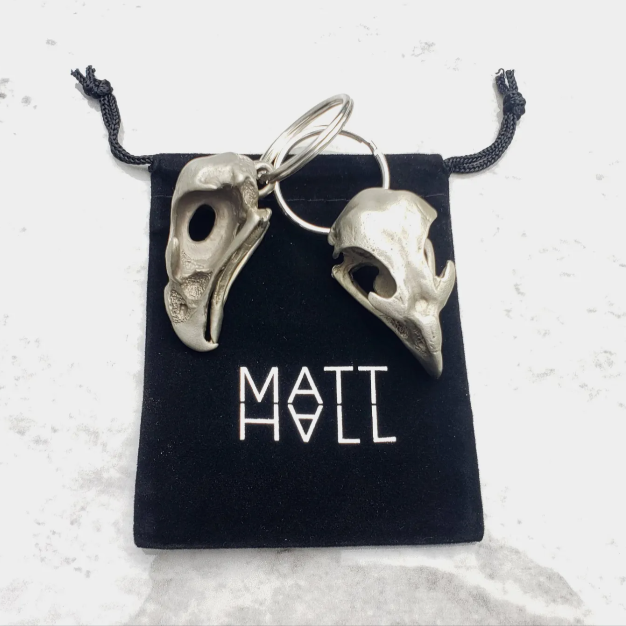 Hawk Skull Keychain Bottle Opener