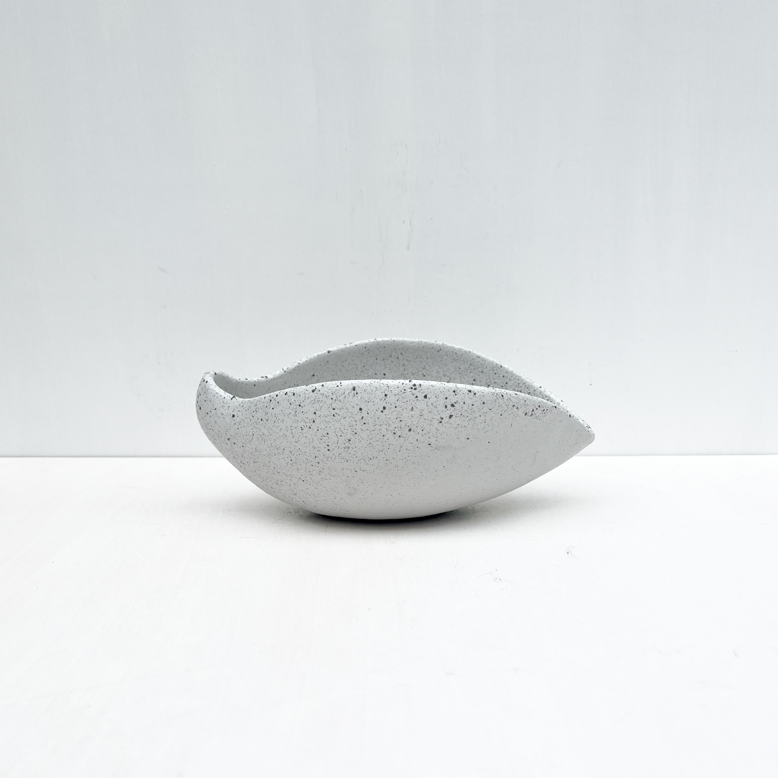 White Speckled Bowl, Medium