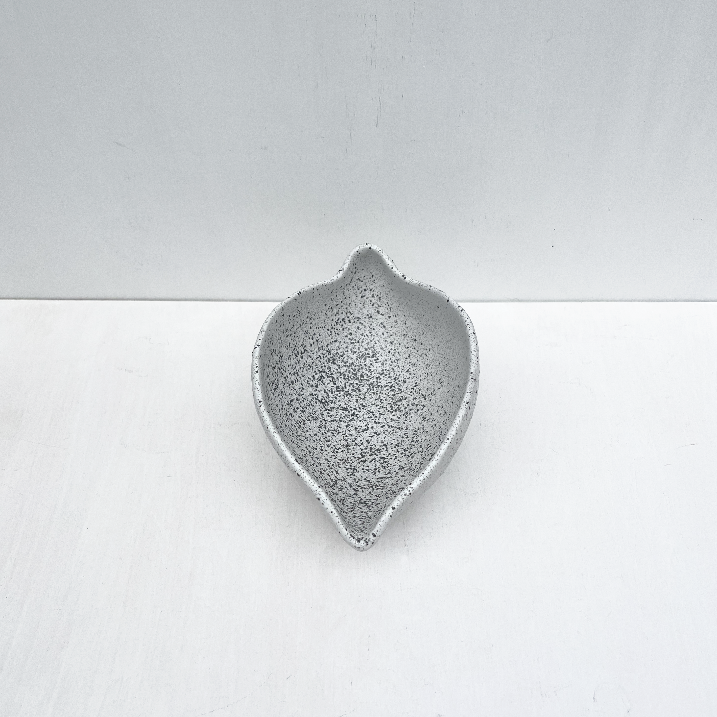 White Speckled Bowl, Medium
