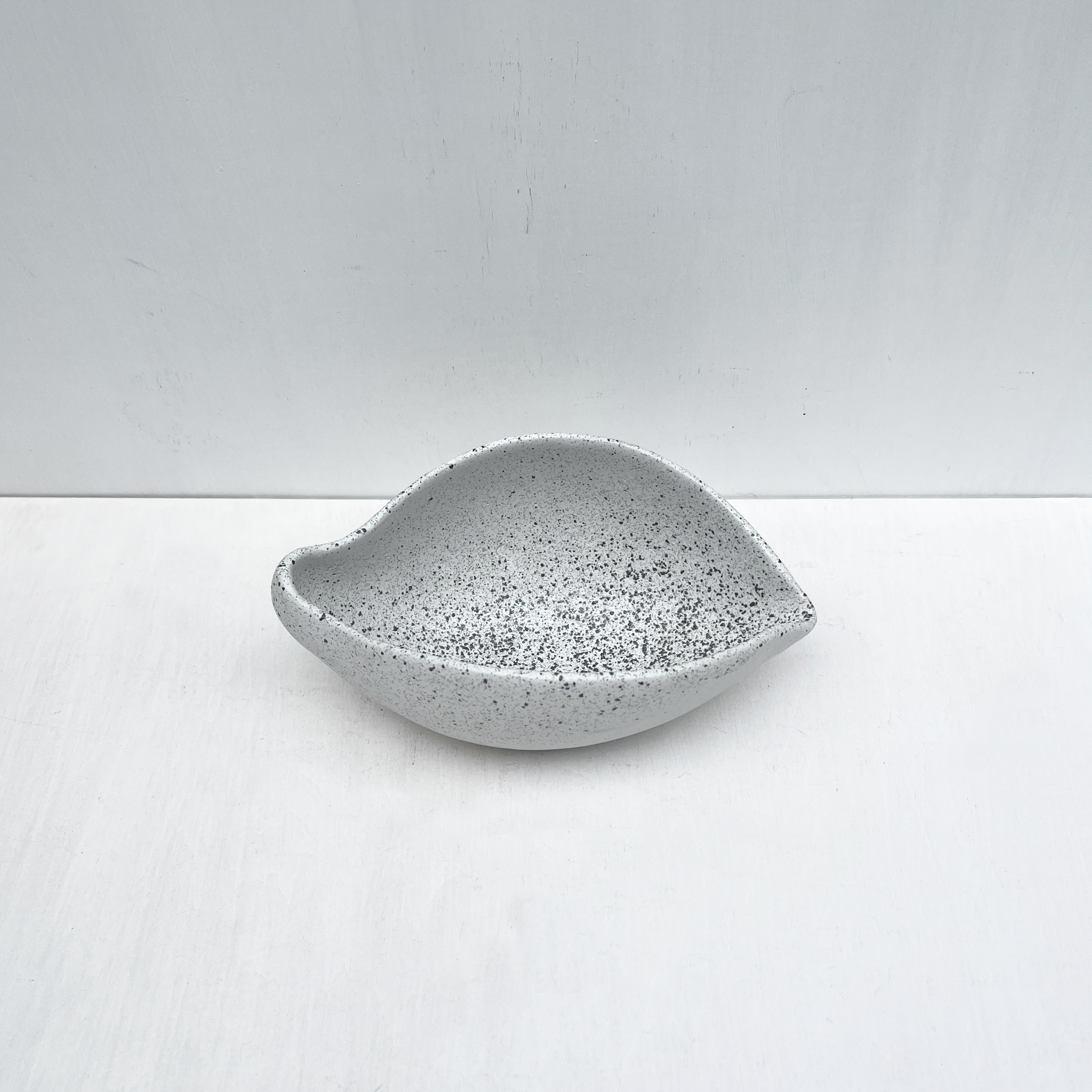 White Speckled Bowl, Medium